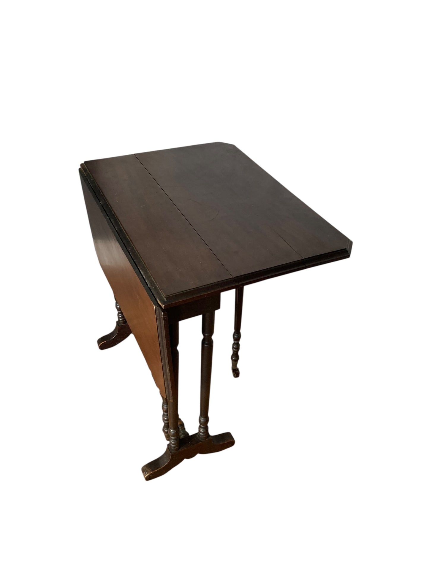 Small antique drop-leaf gate-leg table