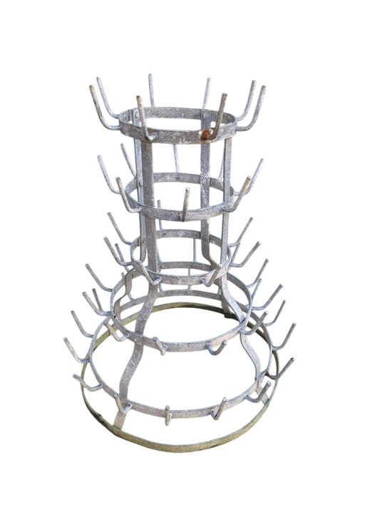 French 52 Peg Bottle Dryer Garden Sculpture