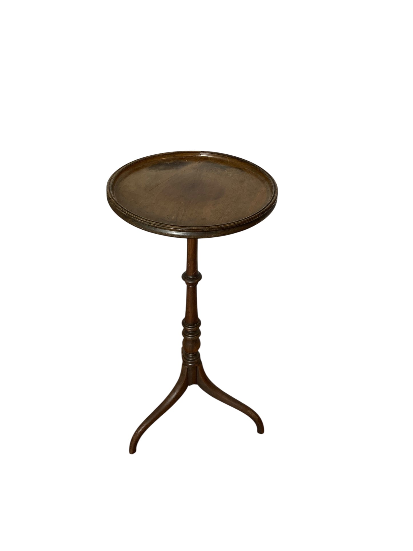 Mahogany Side, wine Table or Plant Stand on Tri Legs 19th Century