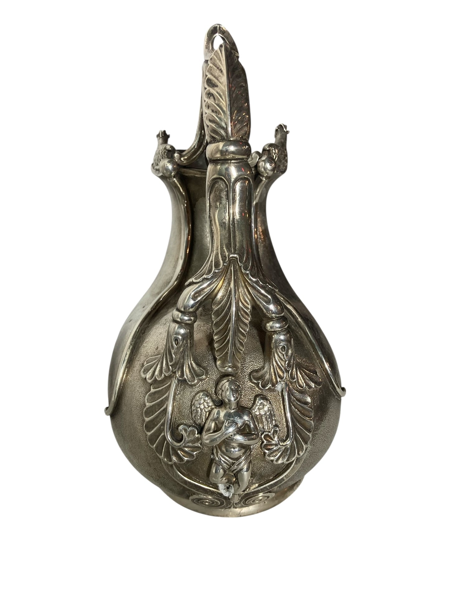 Antique Askos Jug Sterling Silver with markings 19th Century
