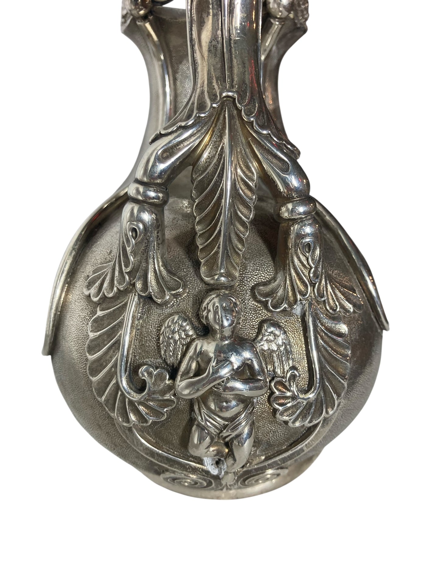 Antique Askos Jug Sterling Silver with markings 19th Century