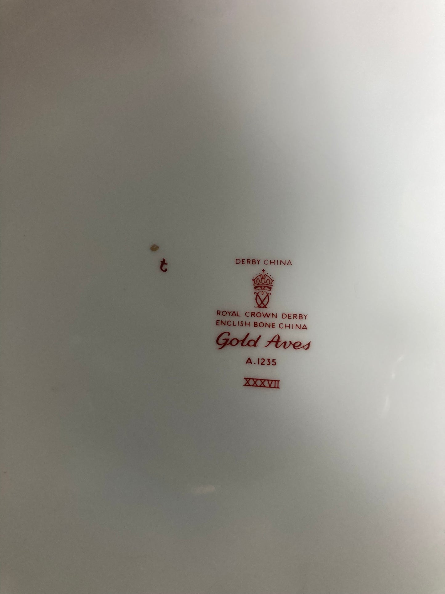 A Royal Crown Derby Aves Gold Soup Tureen and Solid Silver soup Ladle