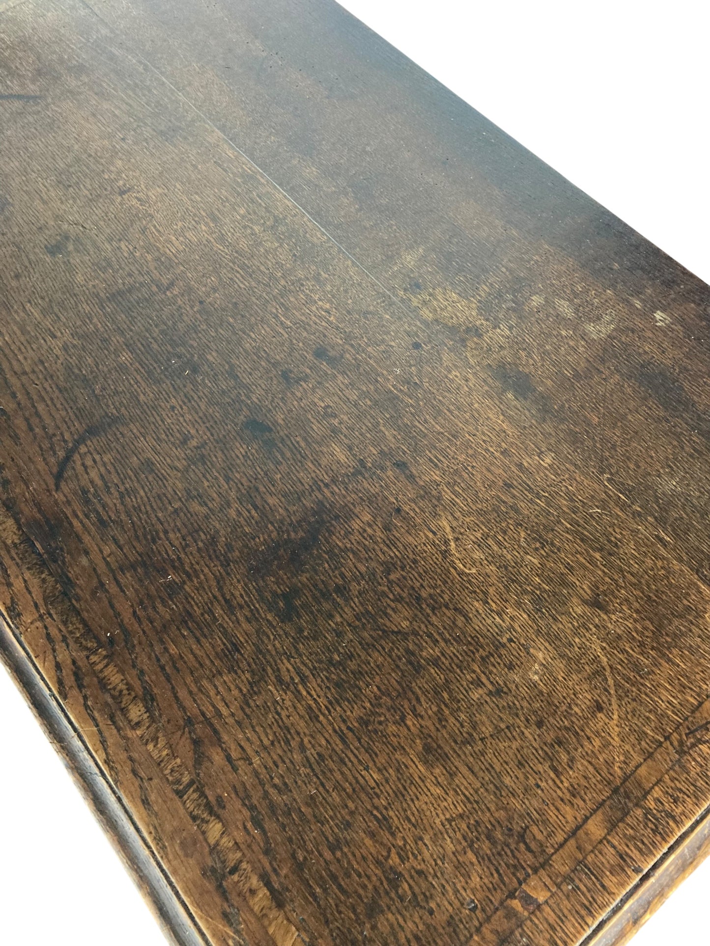 George III oak lowboy or Desk