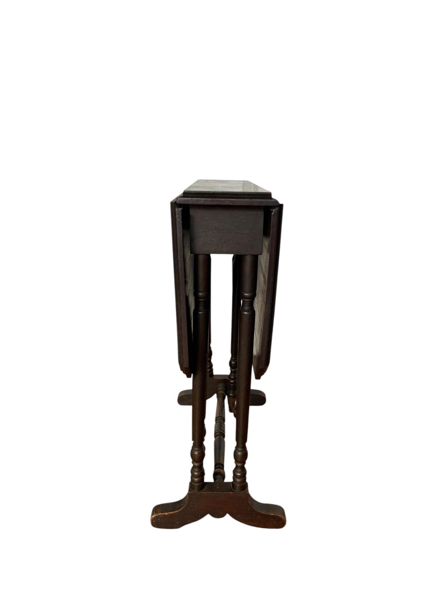 Small antique drop-leaf gate-leg table