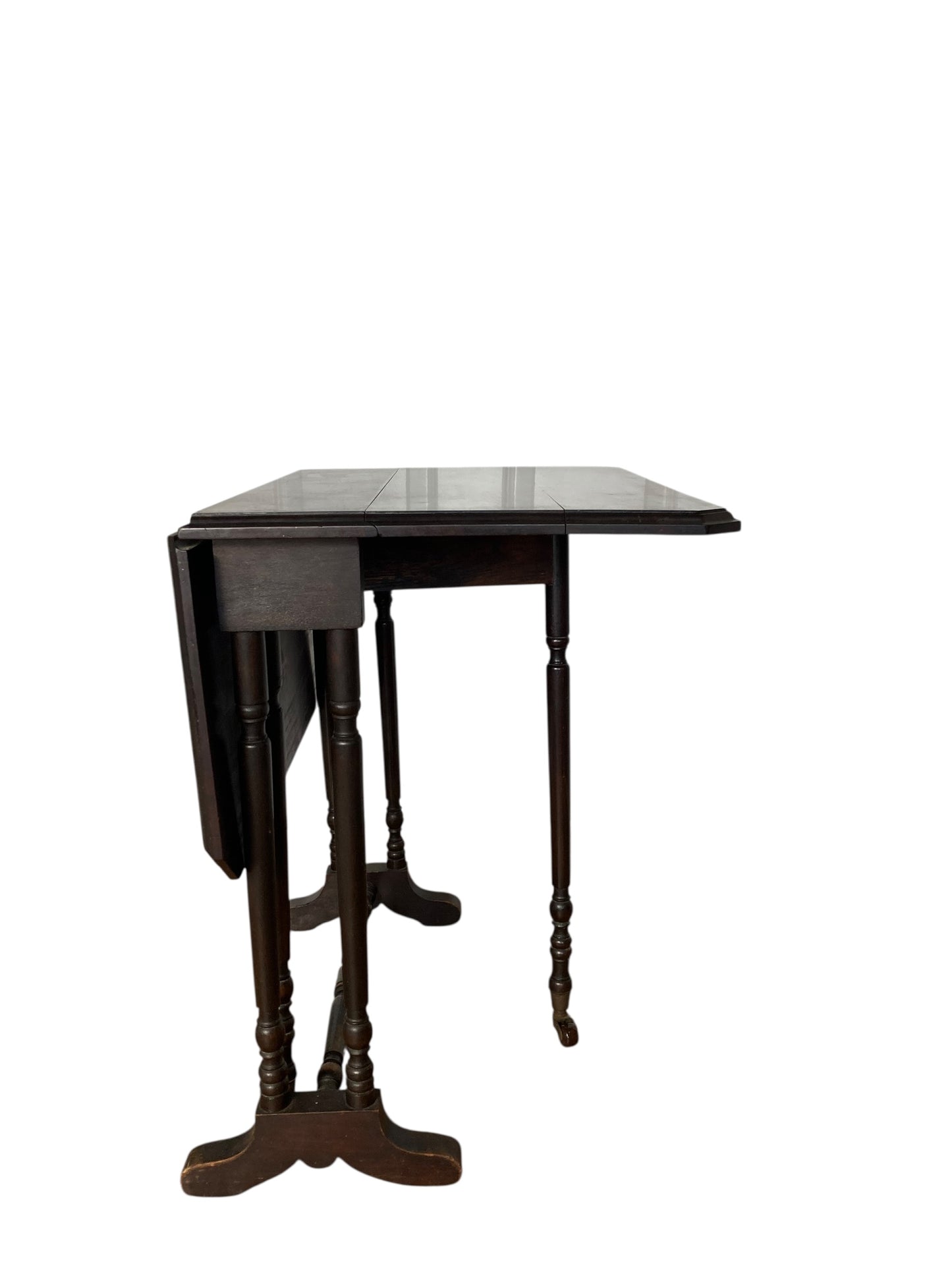 Small antique drop-leaf gate-leg table
