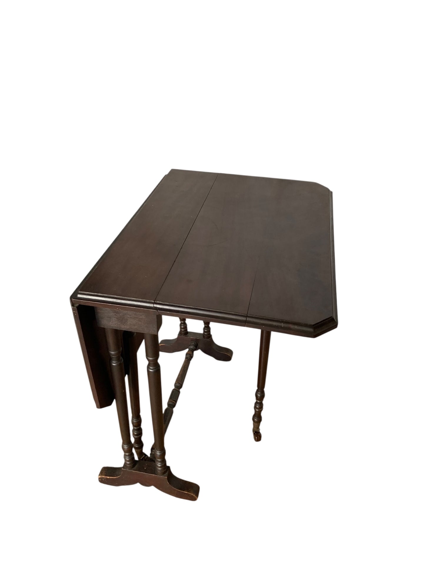 Small antique drop-leaf gate-leg table