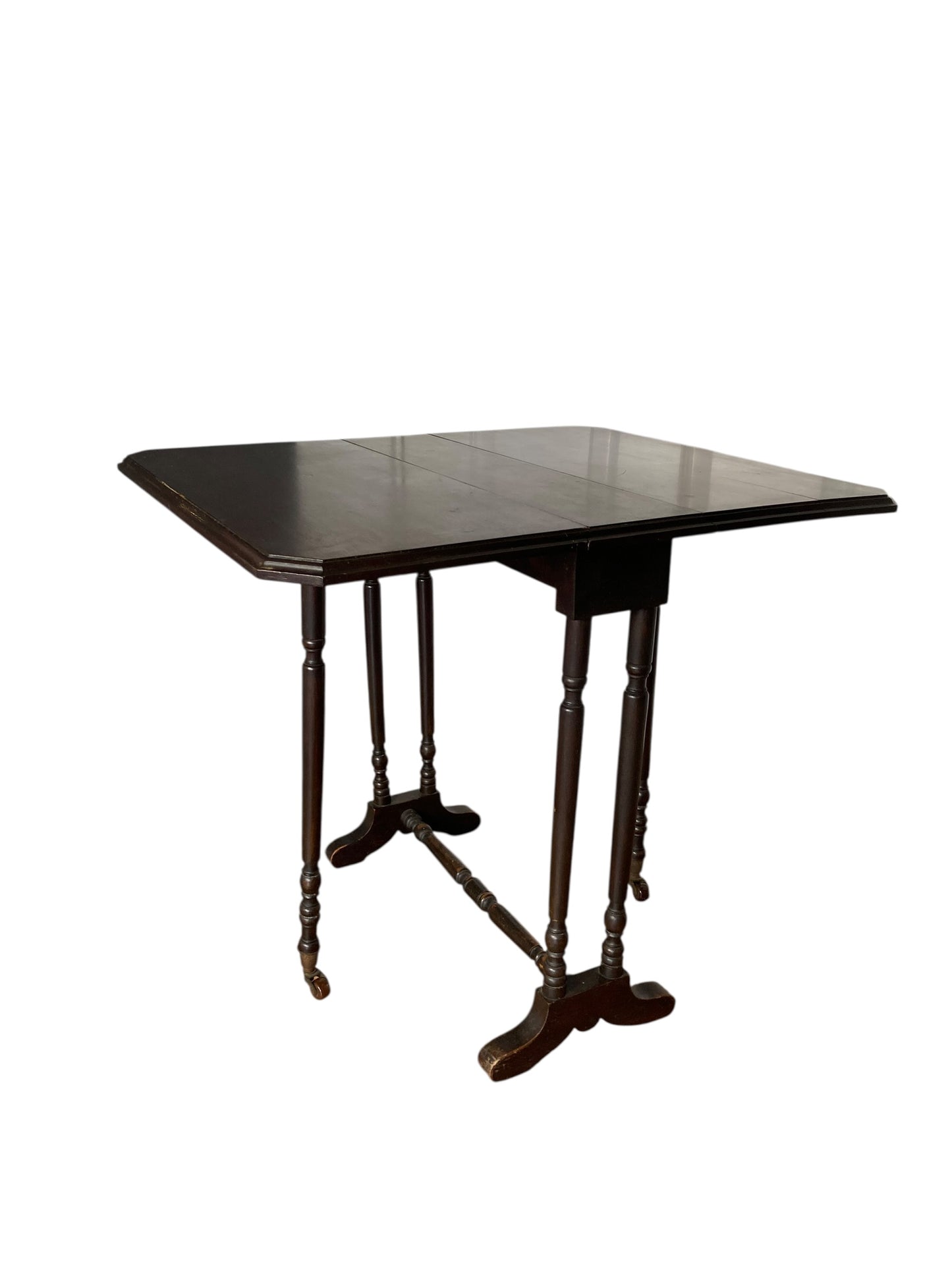 Small antique drop-leaf gate-leg table