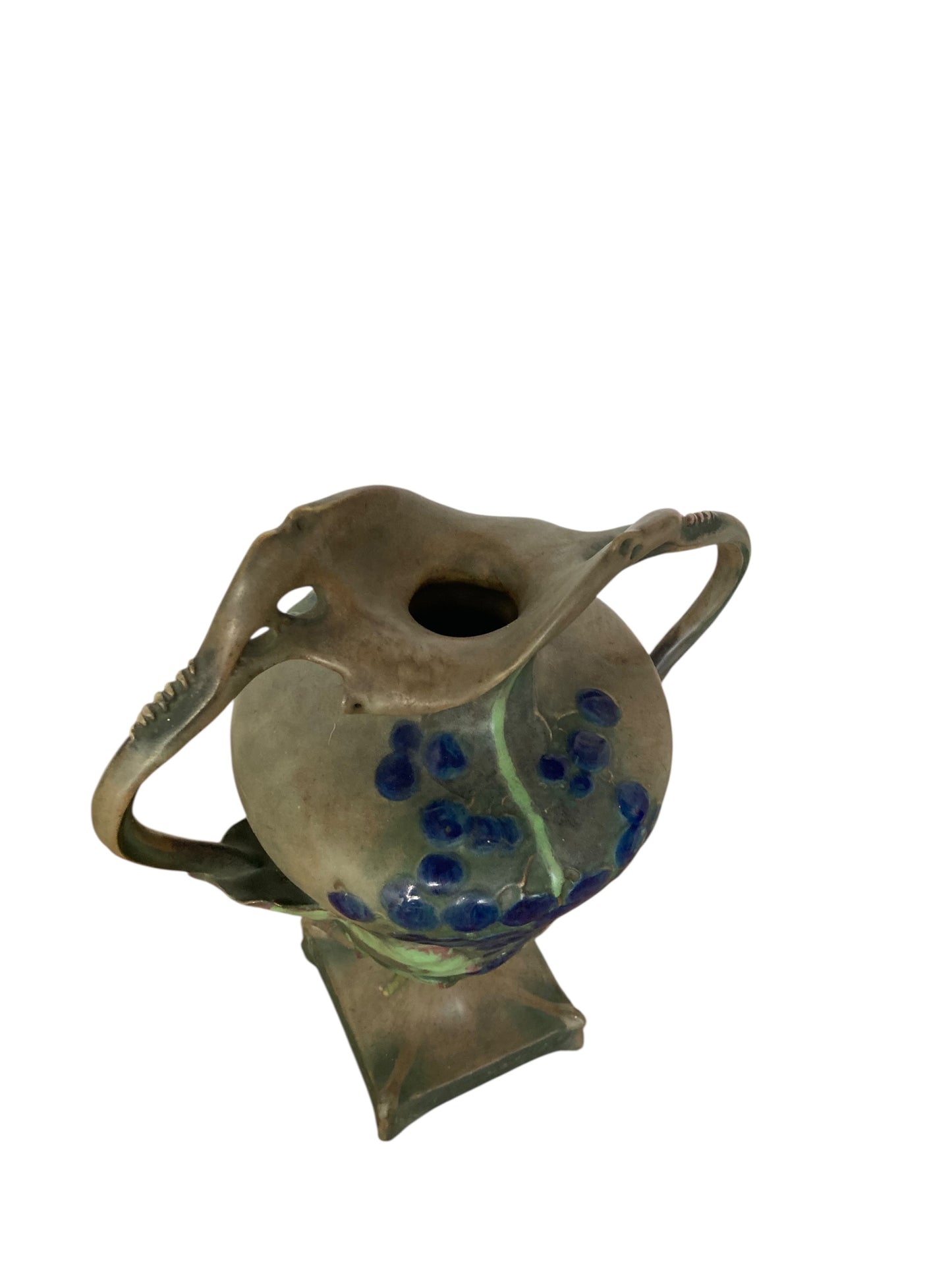 A pair of Art Nouveau porcelain vases, produced by Amphora