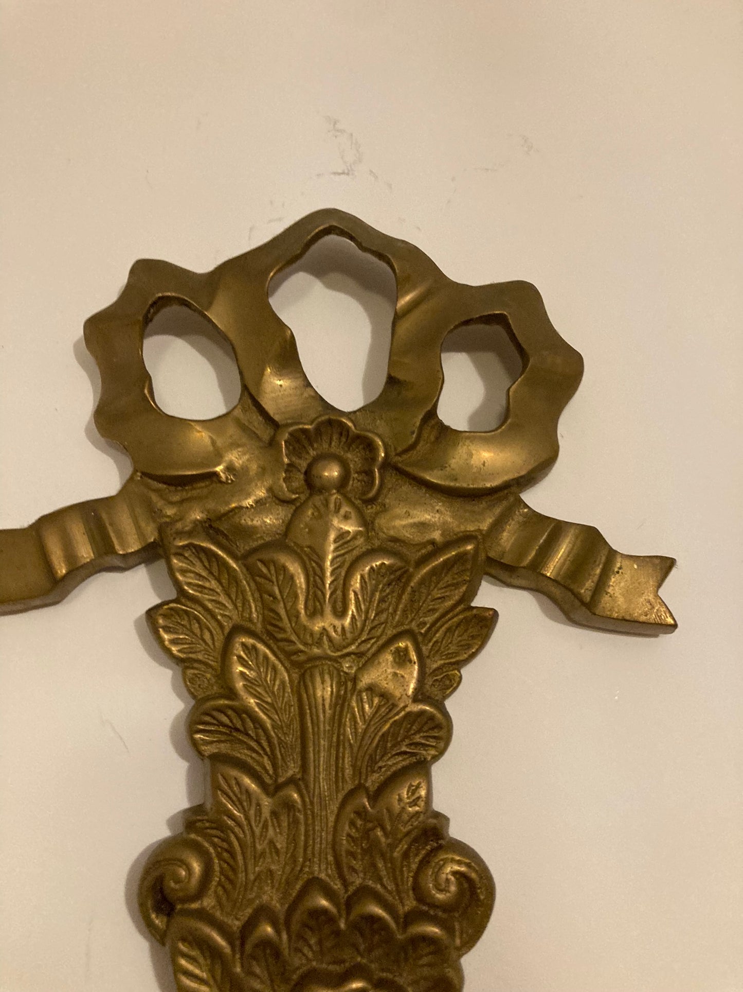Pair of Italian Brass wall sconces, candelabra