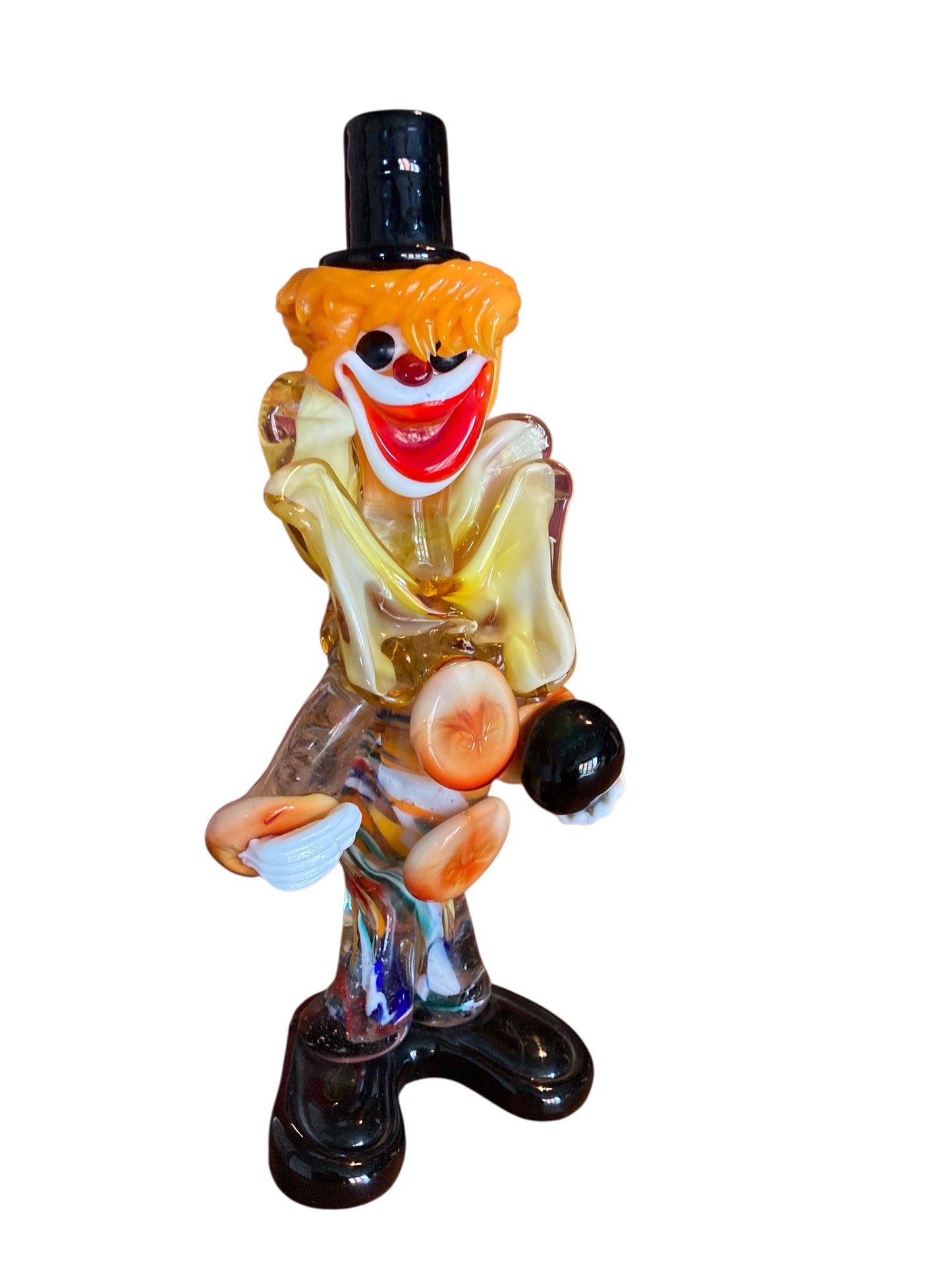 Murano glass clown figurine