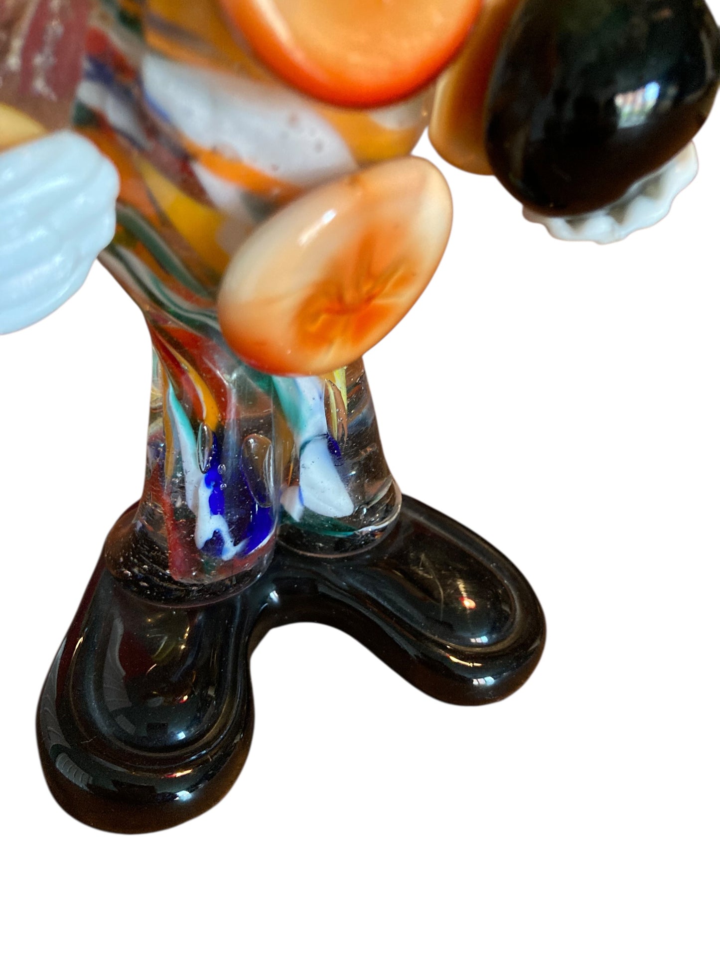 Murano glass clown figurine