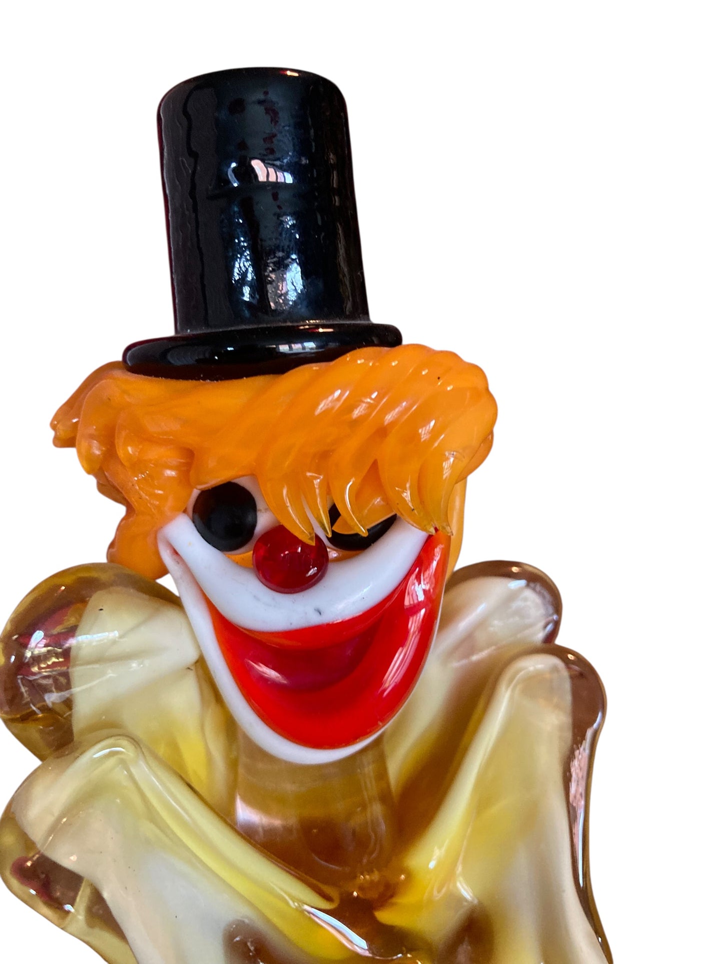 Murano glass clown figurine