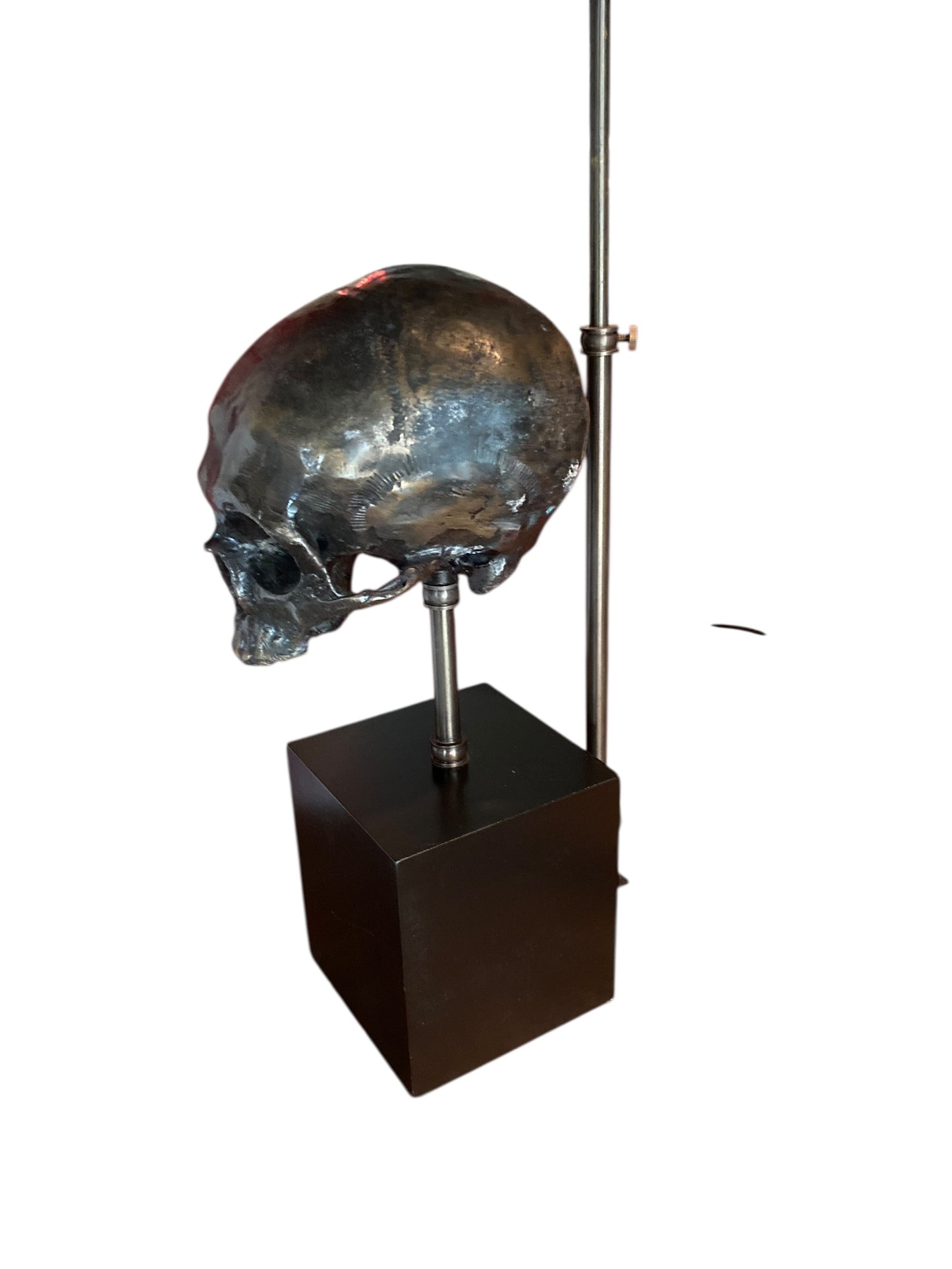Extruder Skull Table Lamps designed by the luxury brand Eichholtz