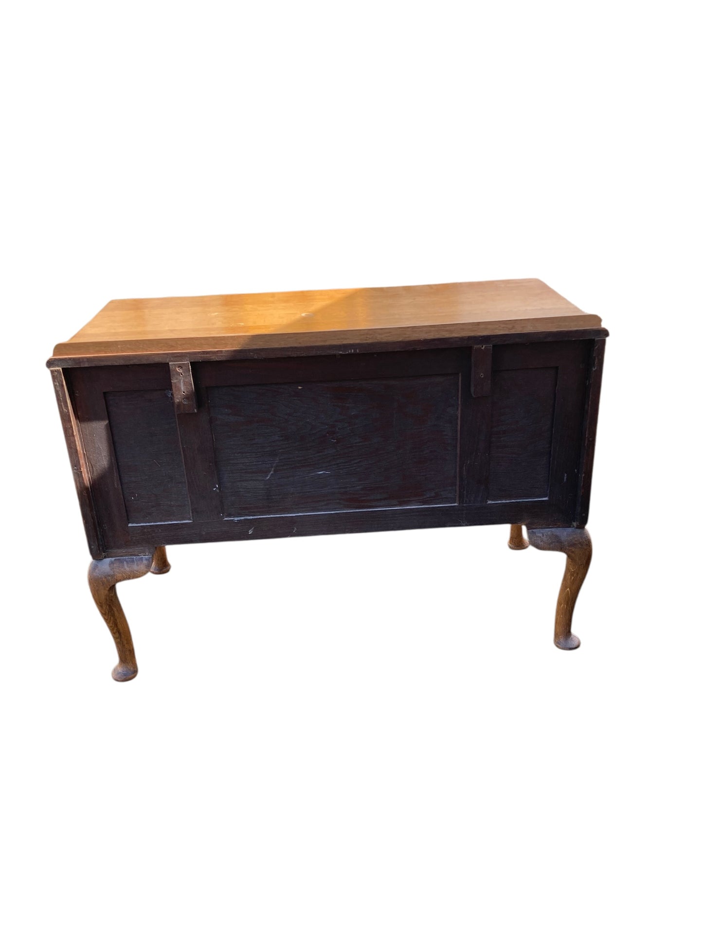 Antique Oak Queen Anne Writing, Dressing Table or Low Boy