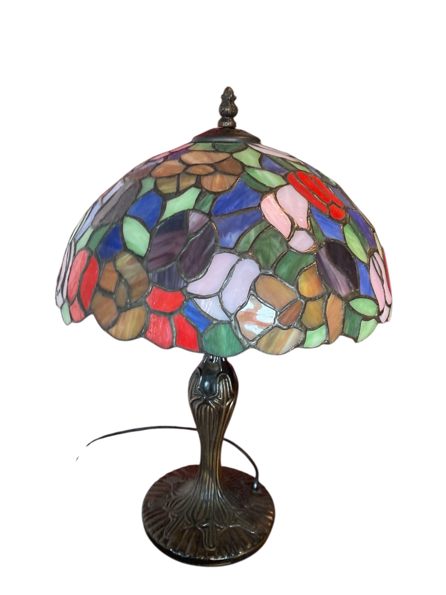 Tiffany Style Stained Glass Table Lamp
