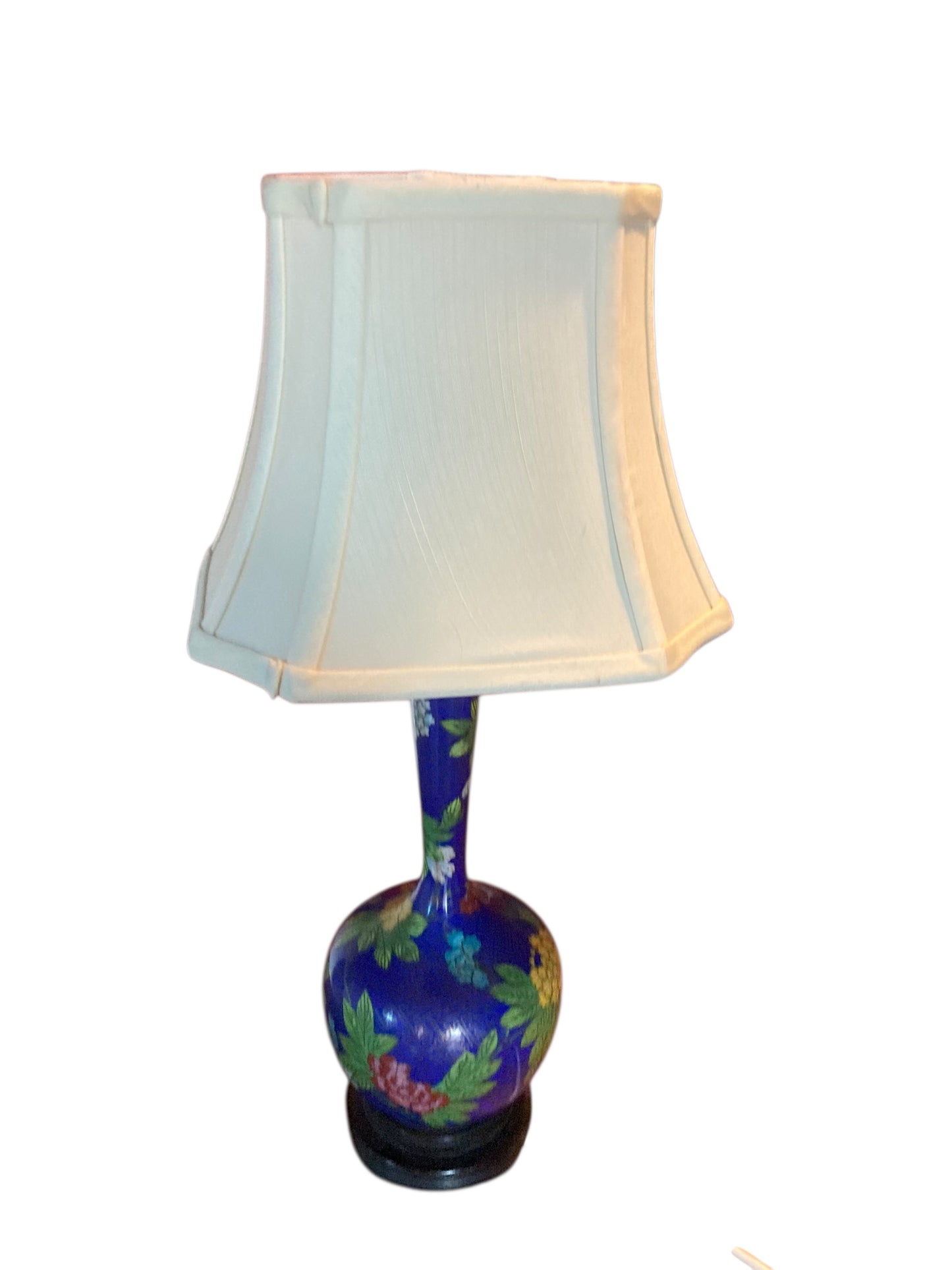 Pair of Chinese Cloisonné table lamps