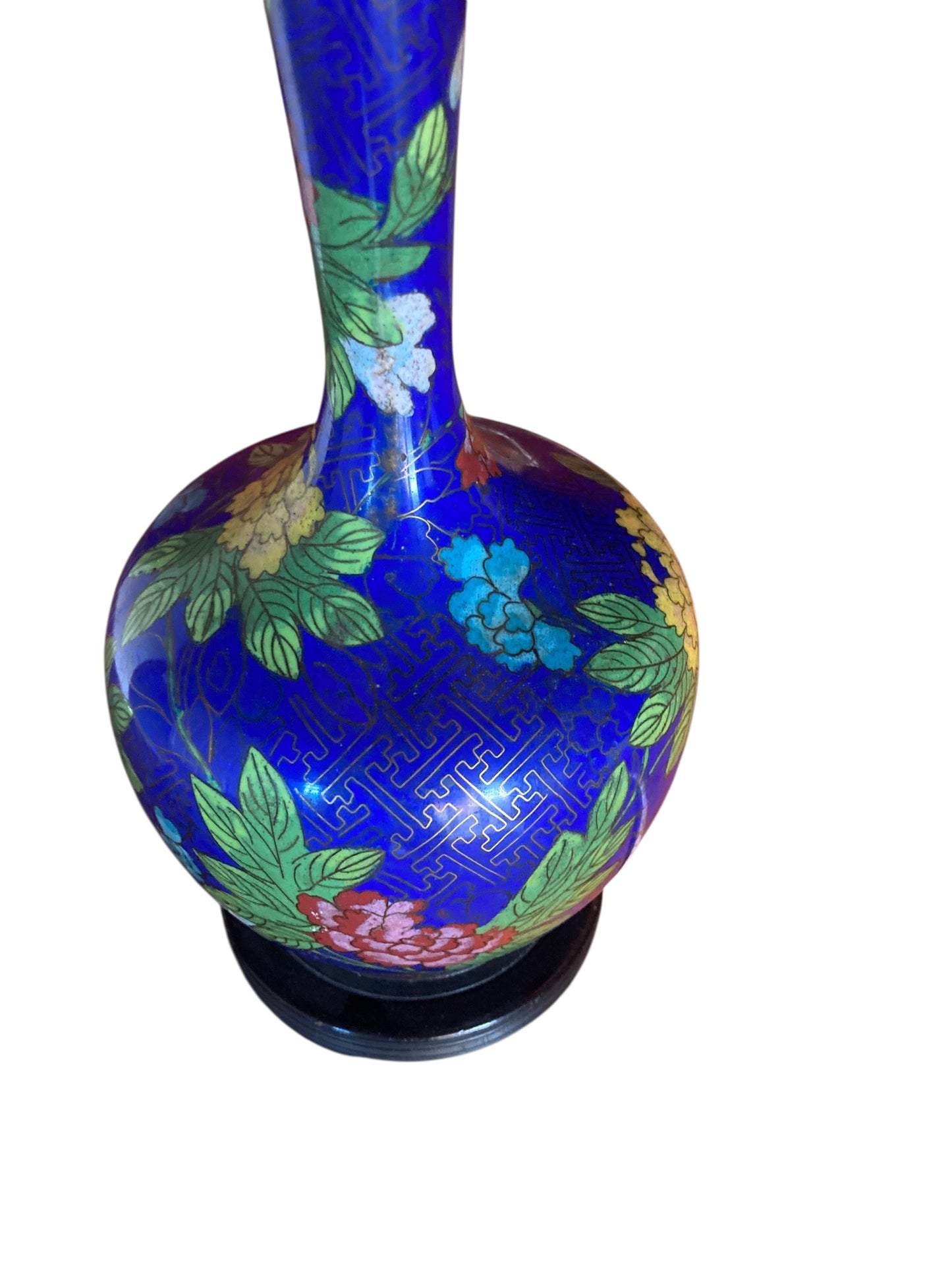 Pair of Chinese Cloisonné table lamps