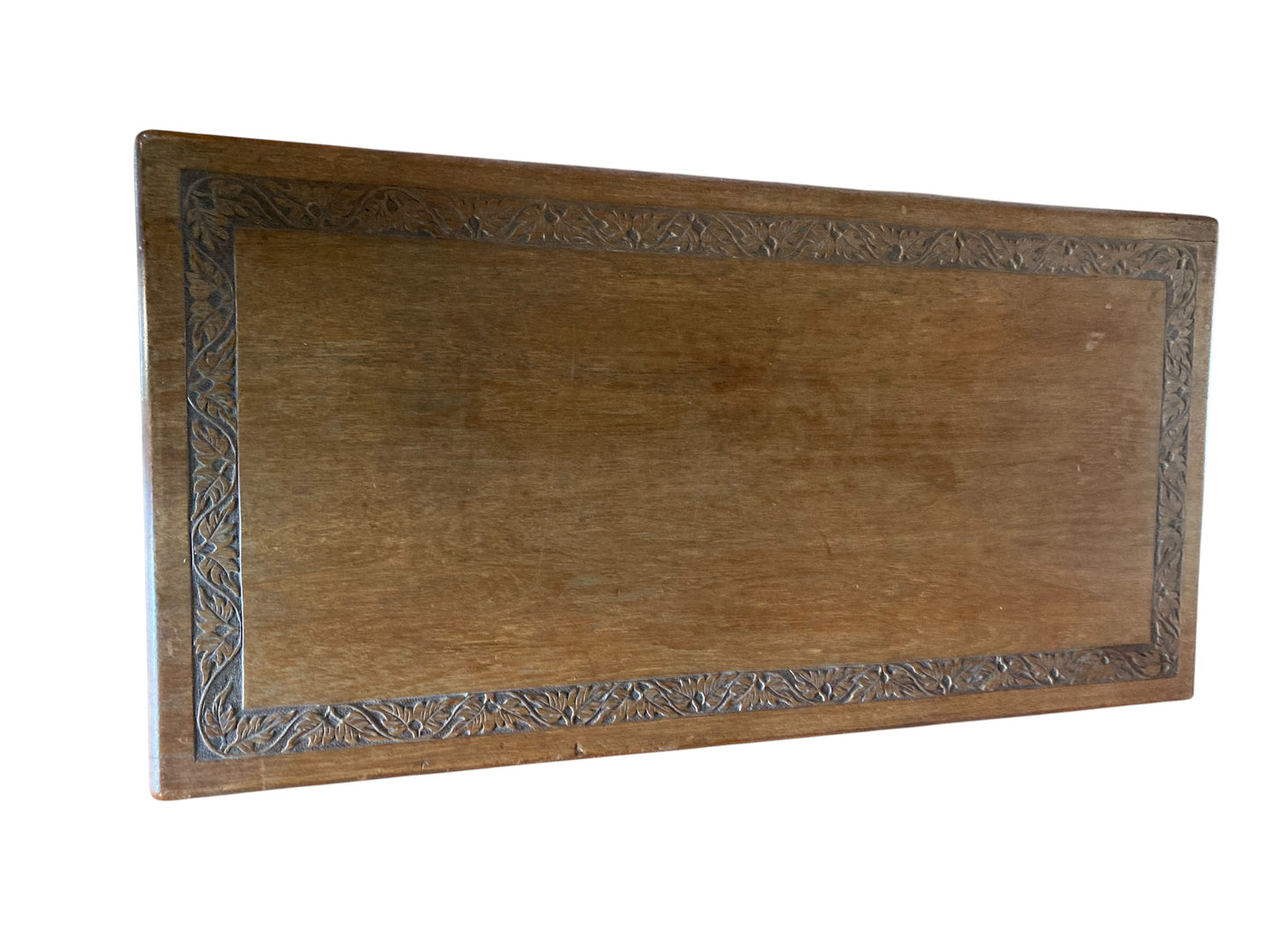 Camphor wood blanket chest or storage trunk Mid-20th-century Oriental or Singaporean design