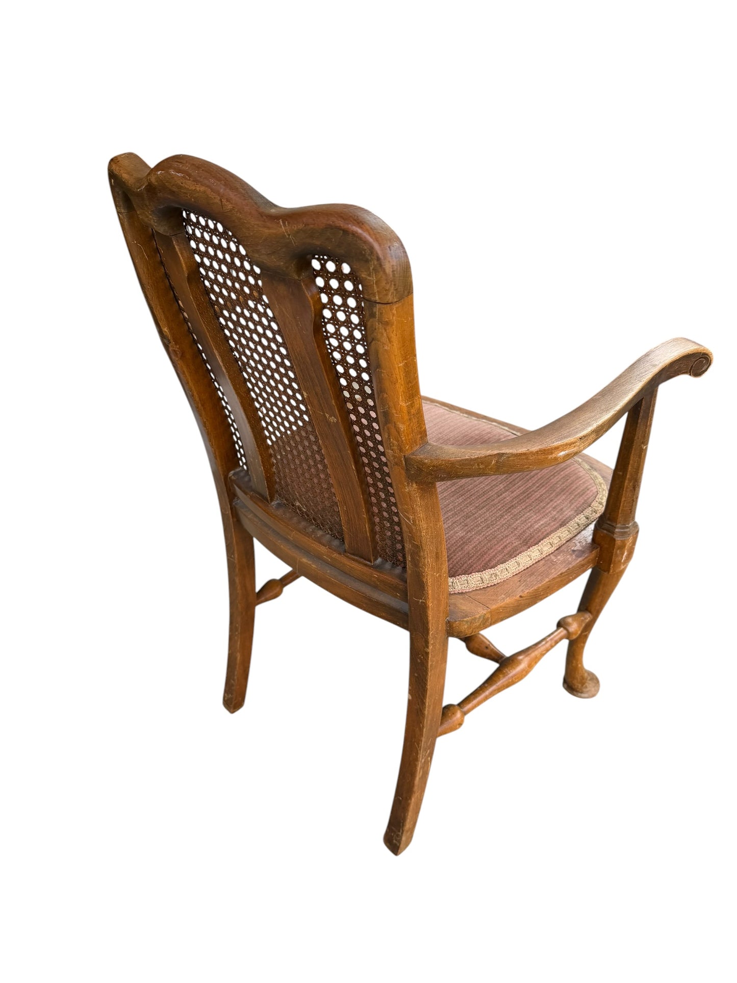 Antique French Louis XV style fauteuil armchair