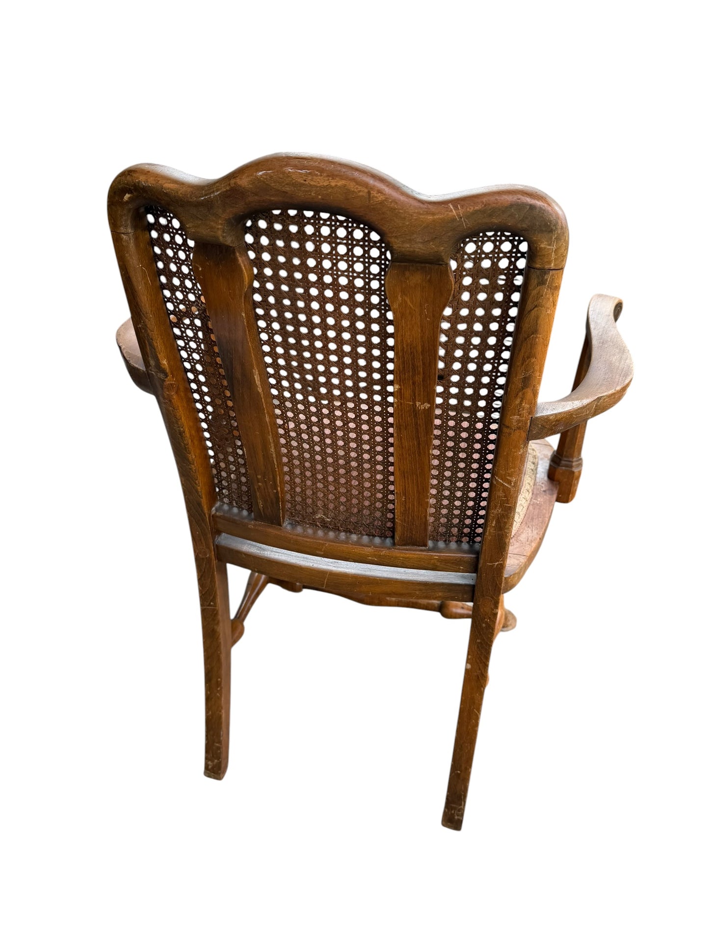 Antique French Louis XV style fauteuil armchair
