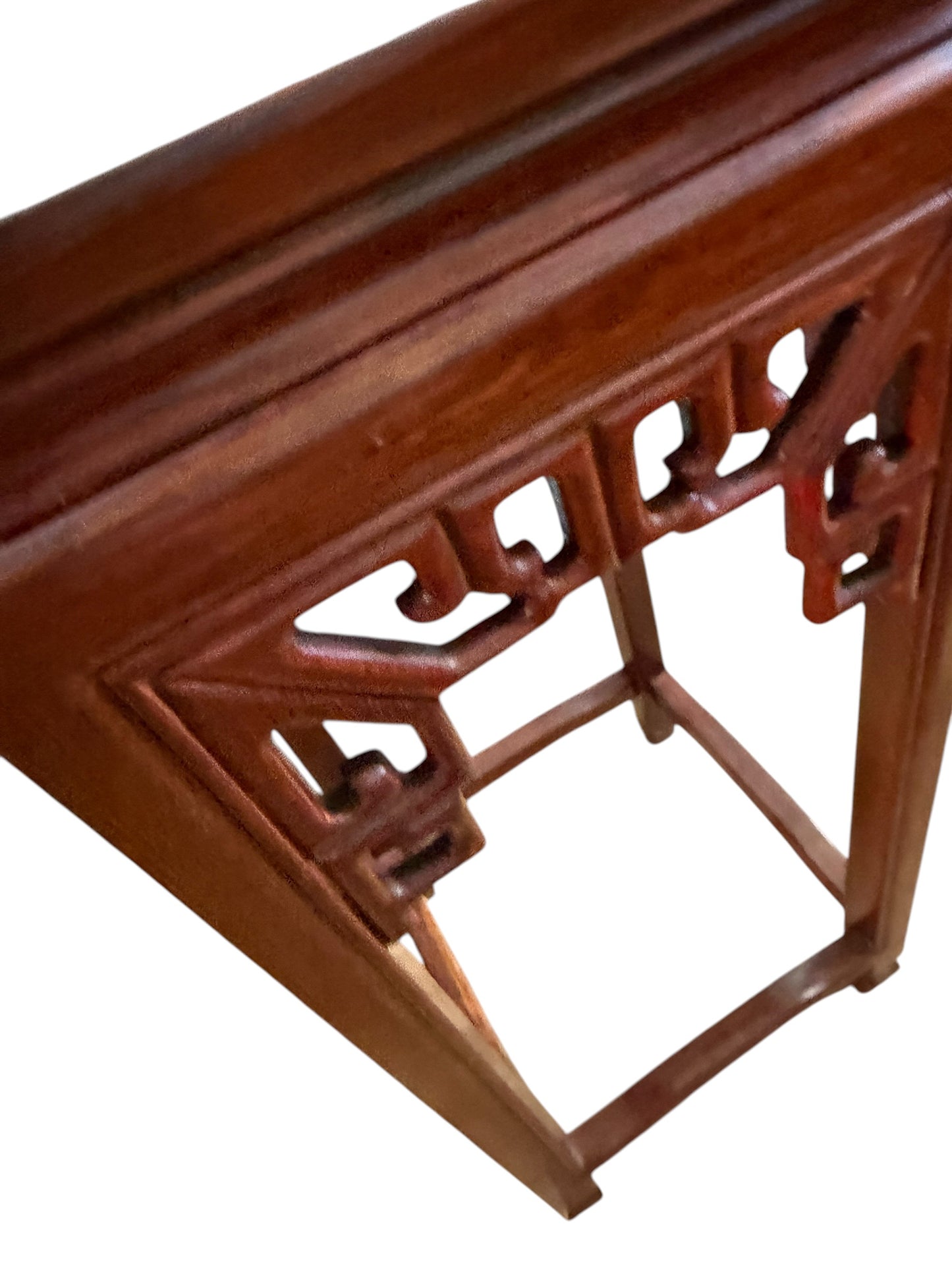 Pair of matching Chinese hardwood plant stands