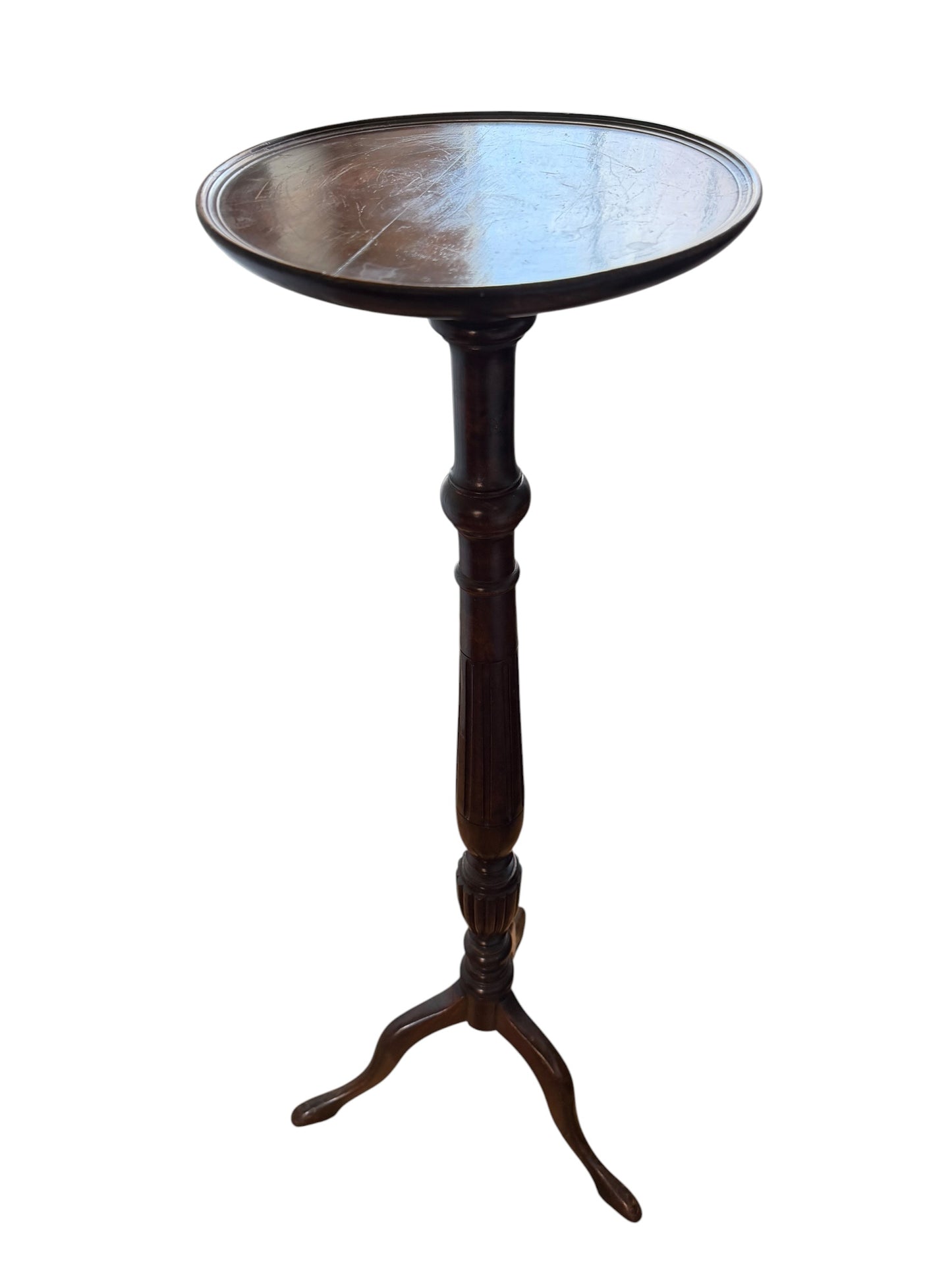 Antique Georgian mahogany torchère stand or Jardinere