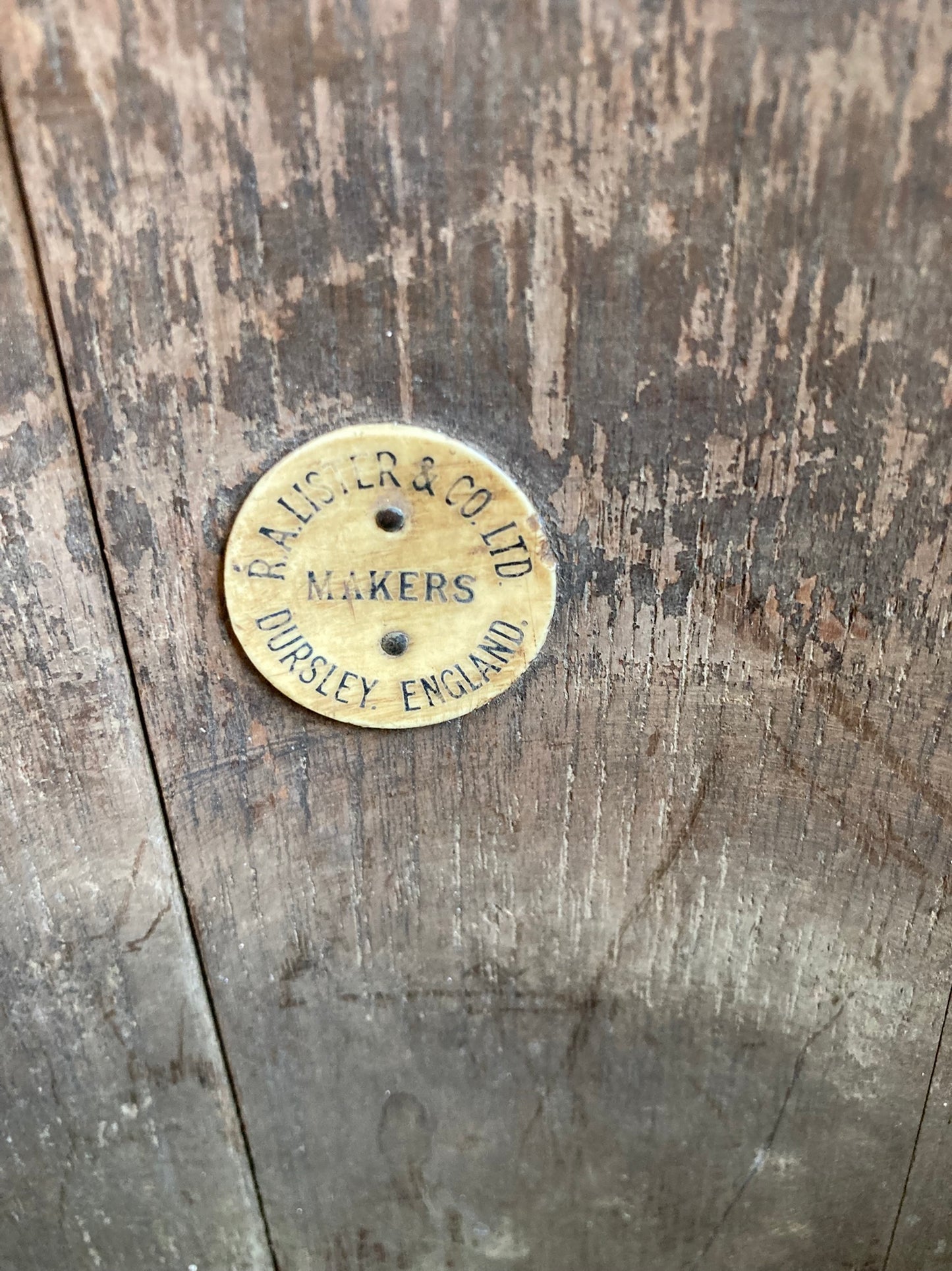 Antique Oak and Brass Ice Bucket or Planter by R A Lister Ltd