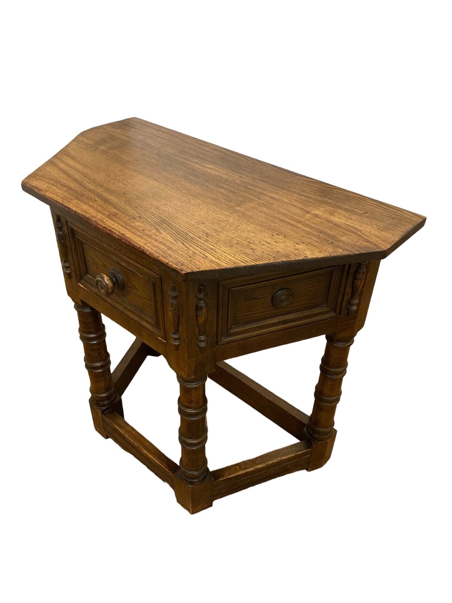 17th Century Style Gothic Looking Oak Credence Side Hall Table