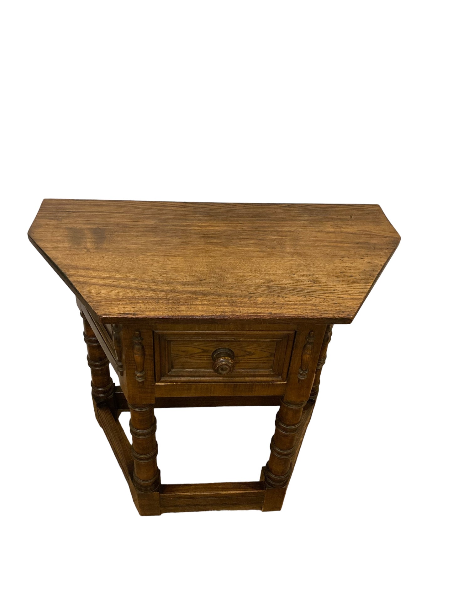 17th Century Style Gothic Looking Oak Credence Side Hall Table