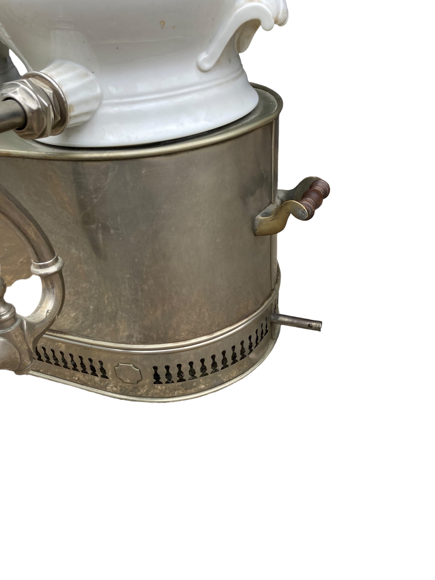 Antique French Milk Warmer Coffee Maker (Jardienere)