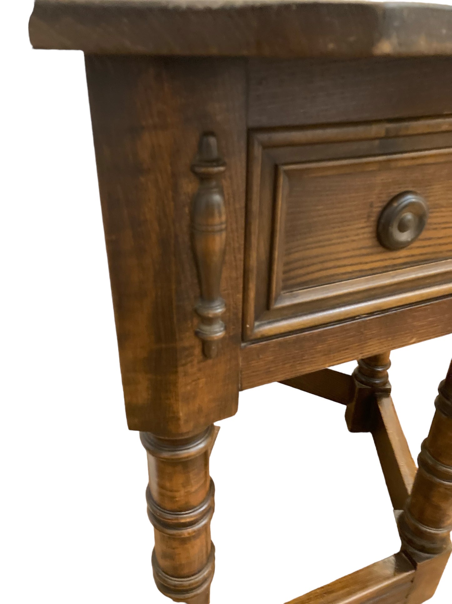 17th Century Style Gothic Looking Oak Credence Side Hall Table