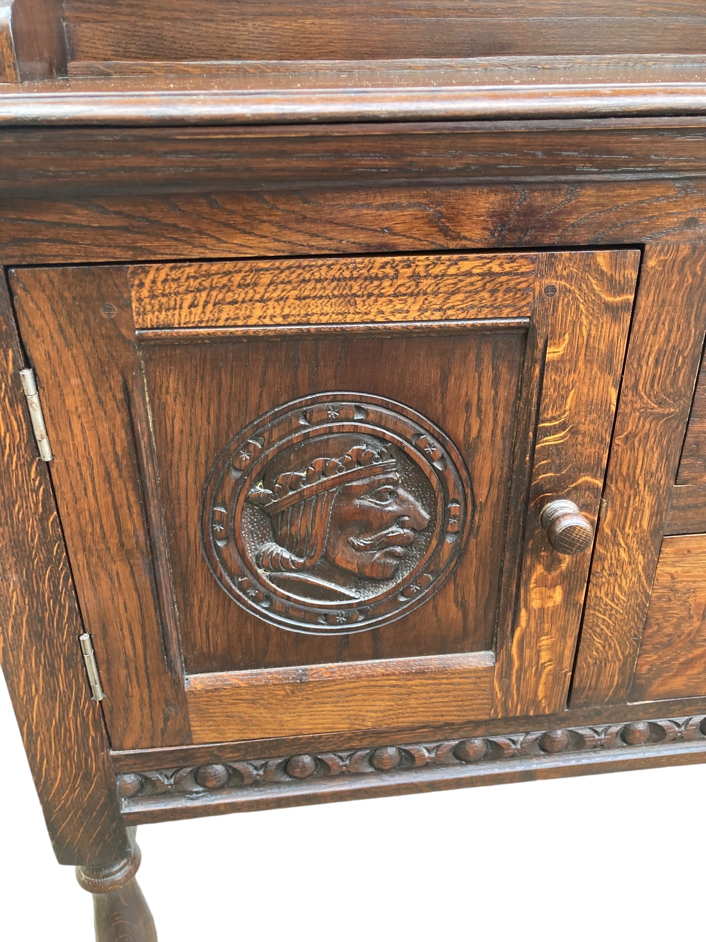 Antique Carved Oak Welsh Dresser