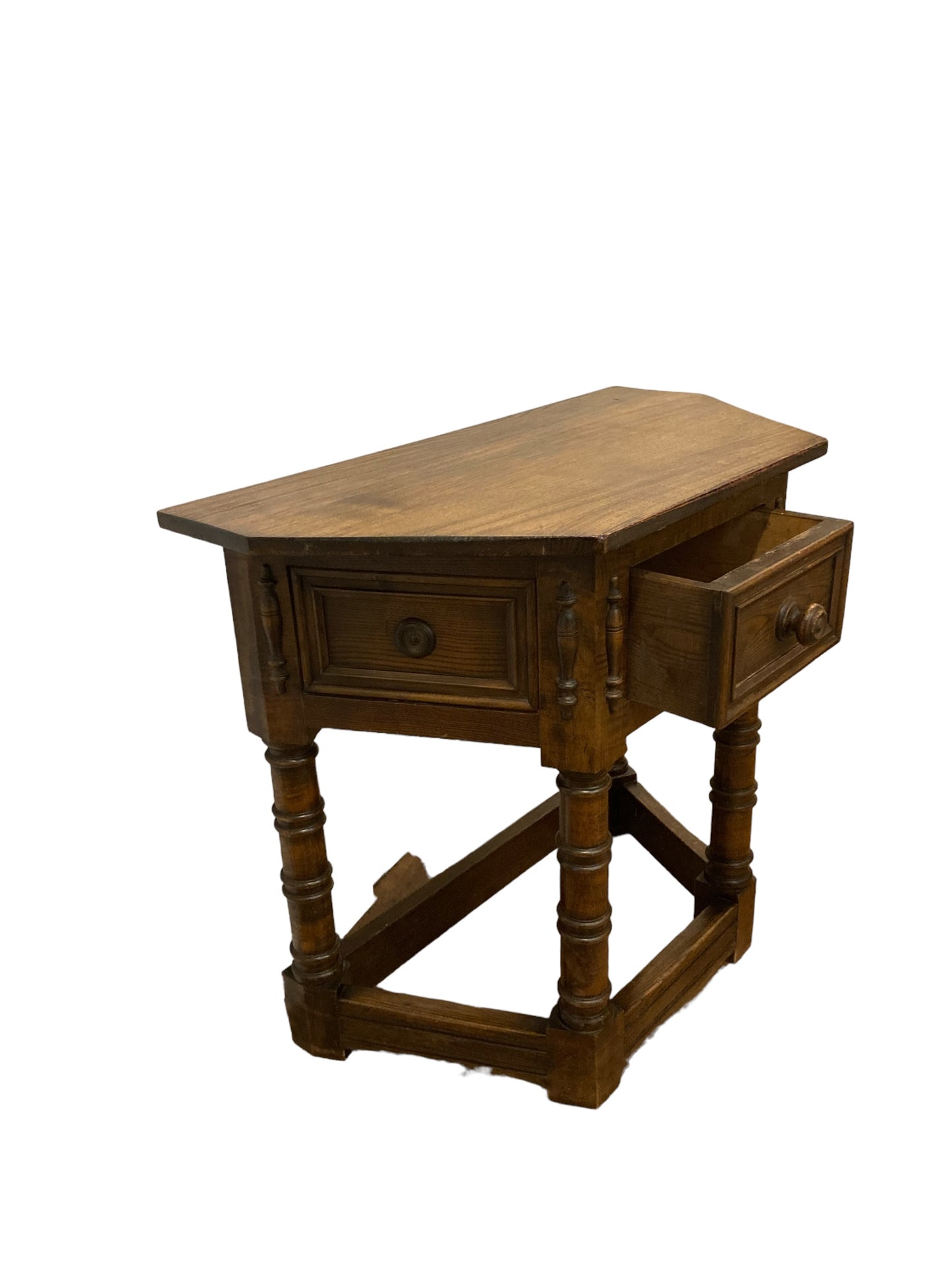 17th Century Style Gothic Looking Oak Credence Side Hall Table