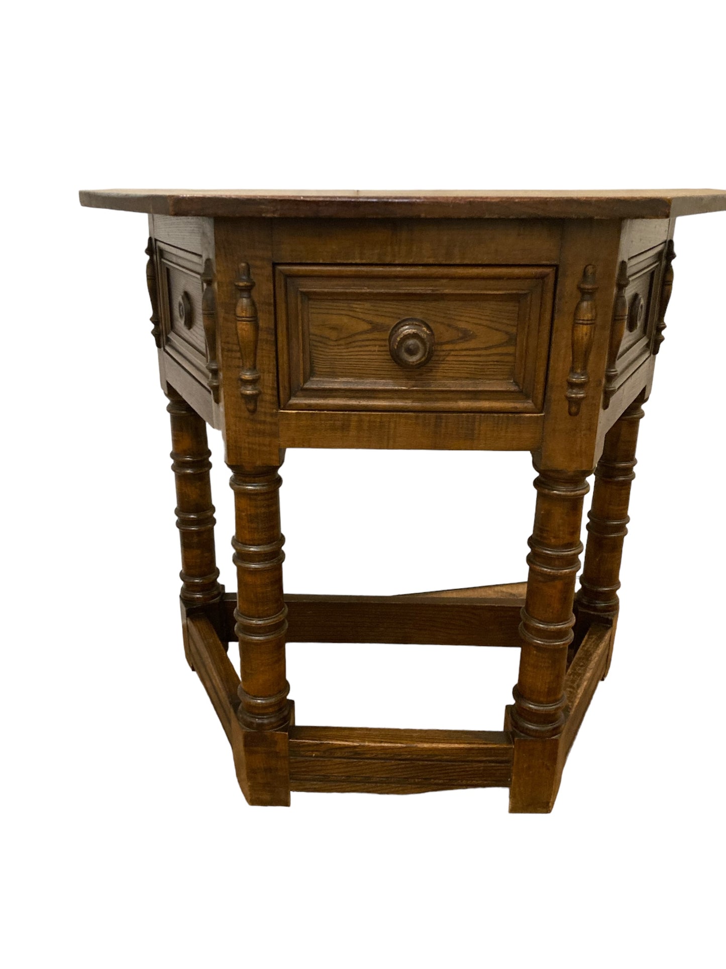 17th Century Style Gothic Looking Oak Credence Side Hall Table