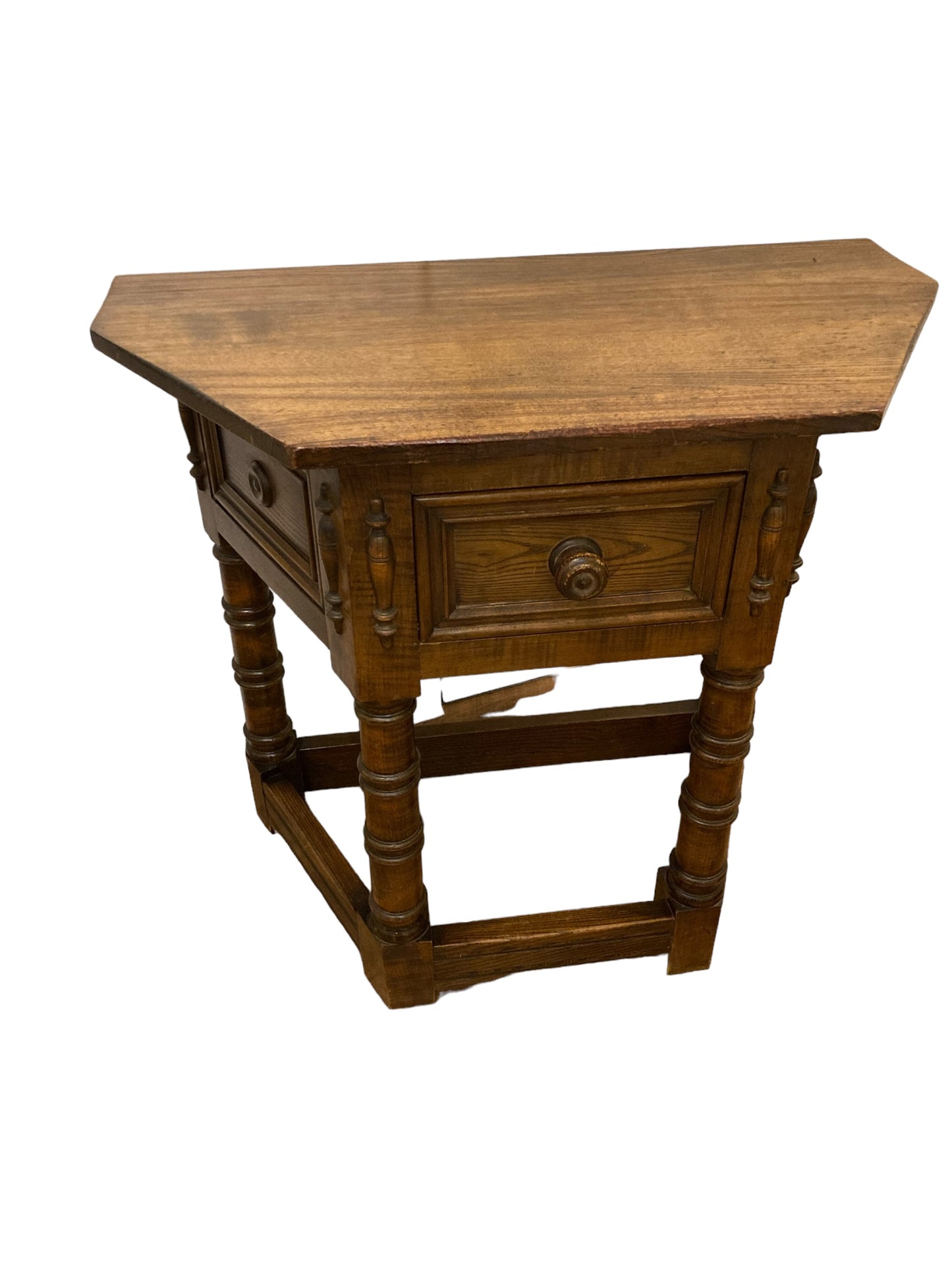 17th Century Style Gothic Looking Oak Credence Side Hall Table