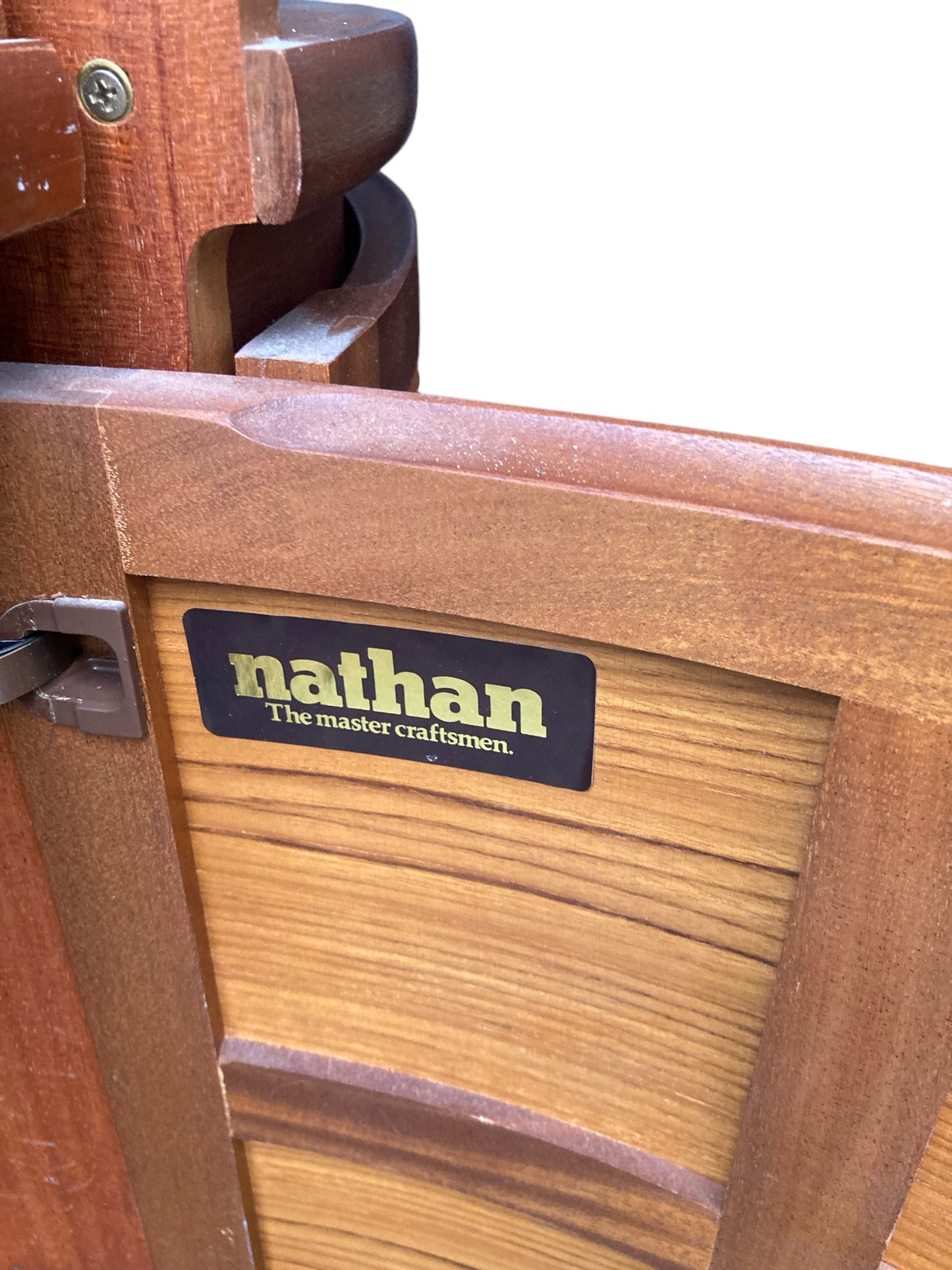 A pair of Mid Century Nathan Teak Corner Units