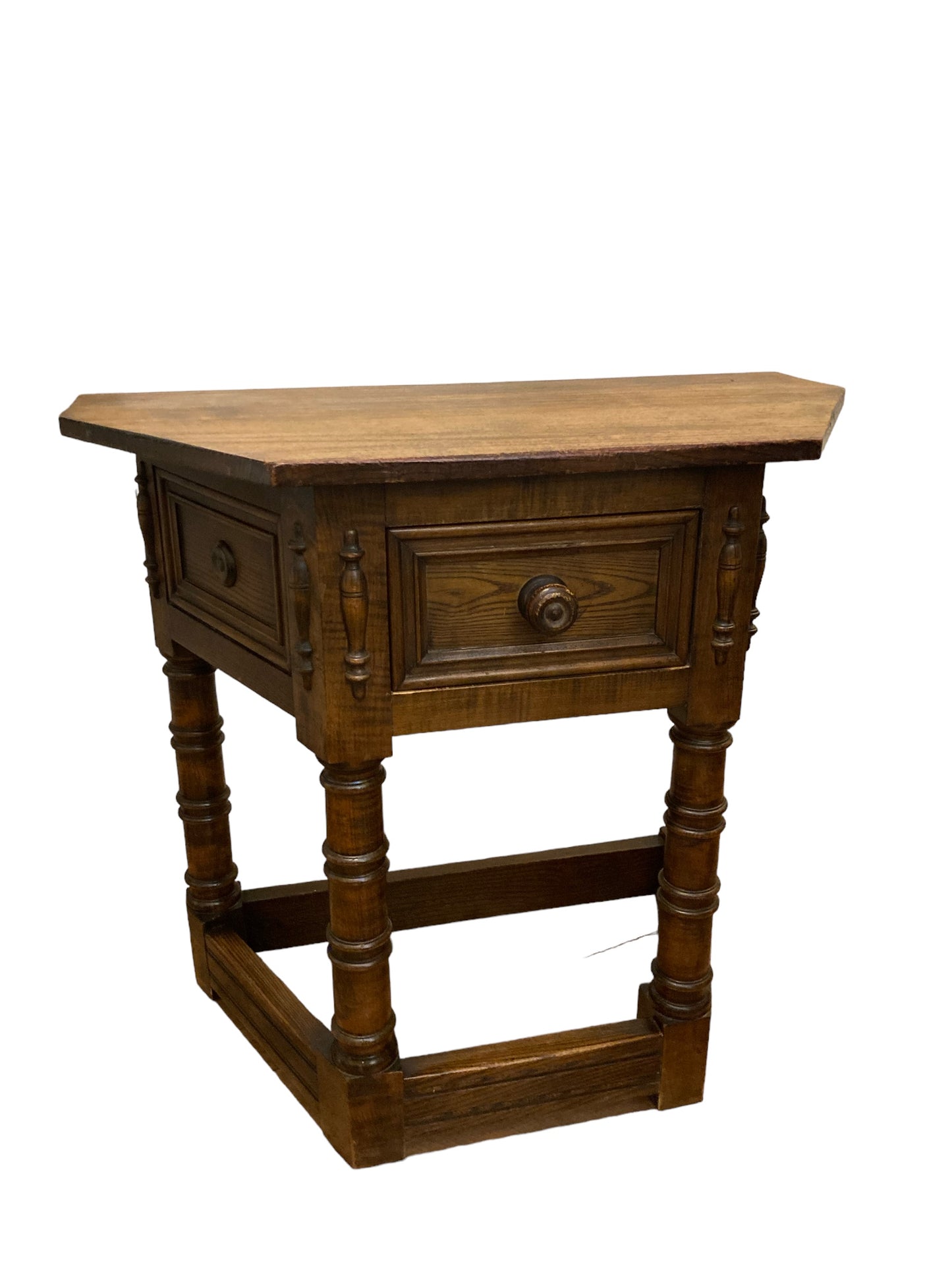 17th Century Style Gothic Looking Oak Credence Side Hall Table