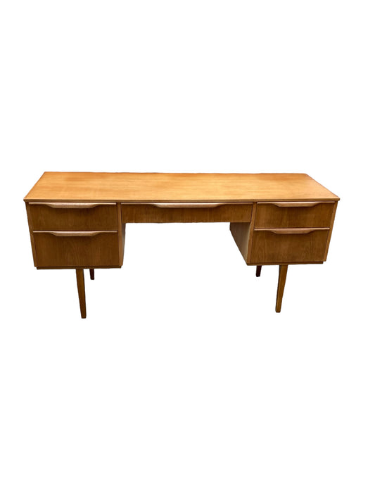 Mid Century Teak Five Drawer Austinsuite Low Desk/Dresser