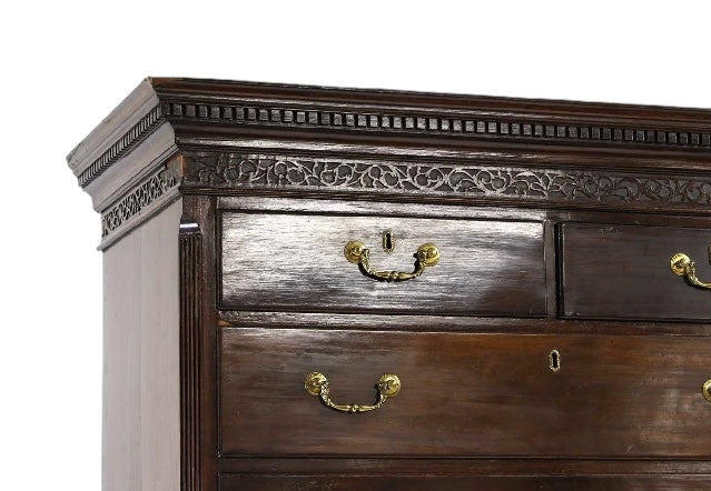 18th Century George III Mahogany Chest on Chest Tallboy