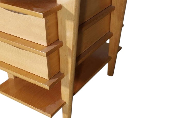 Sir Terence Conran Maple Pedestal Double sided Desk