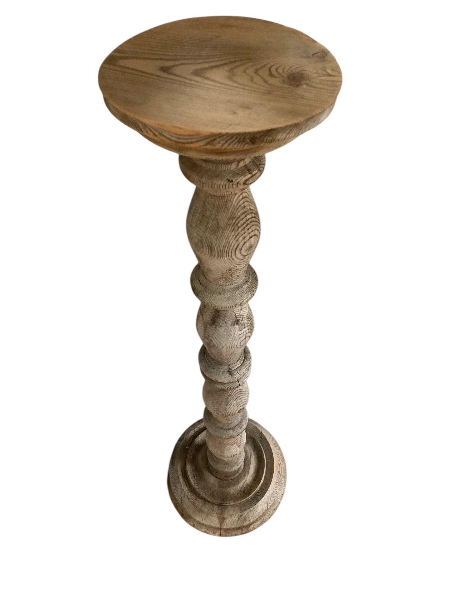 Victorian Rustic Pine Jardinere or Torchiere