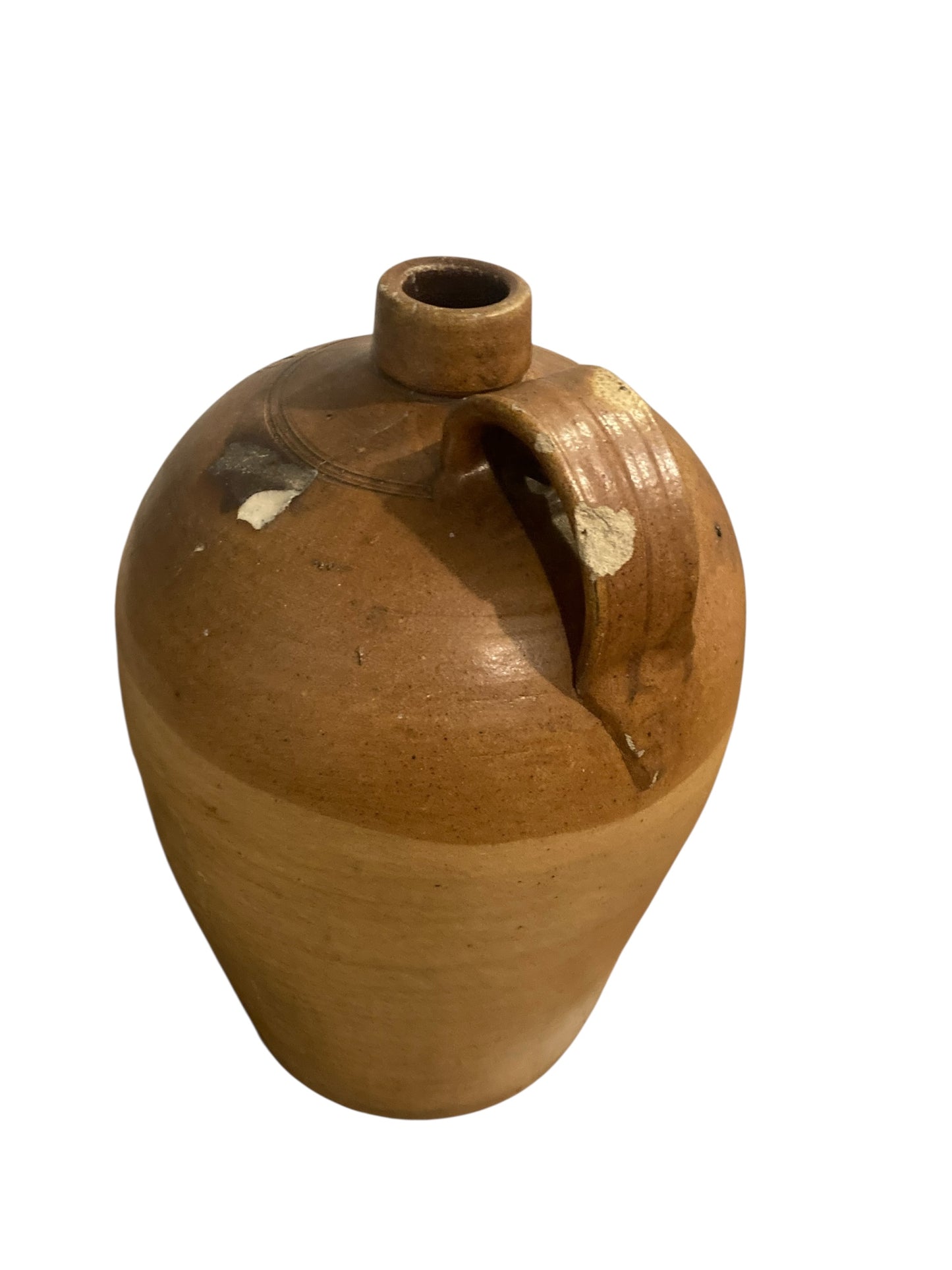 19th century stoneware salt glazed flagons