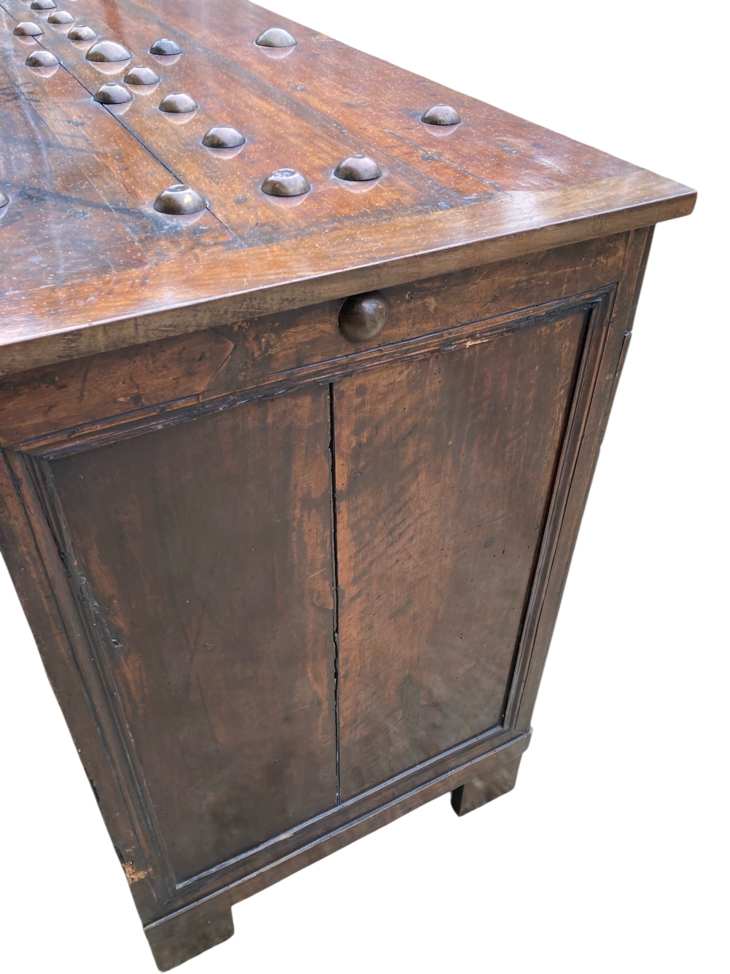Dutch Walnut Commode Late 18TH Century with hinged Lidded top