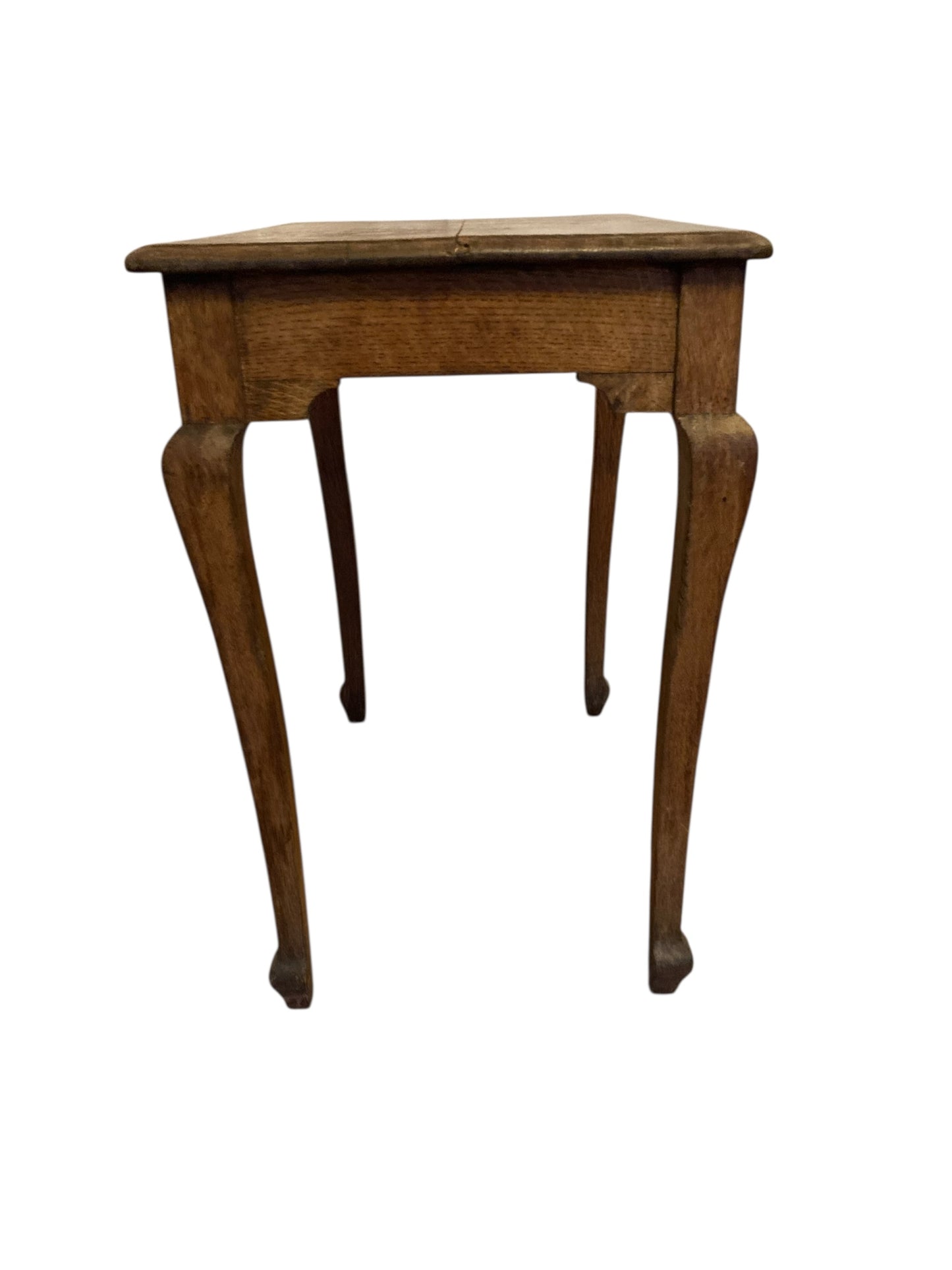 Antique Elm Wood Side or Occassional table early 1900's