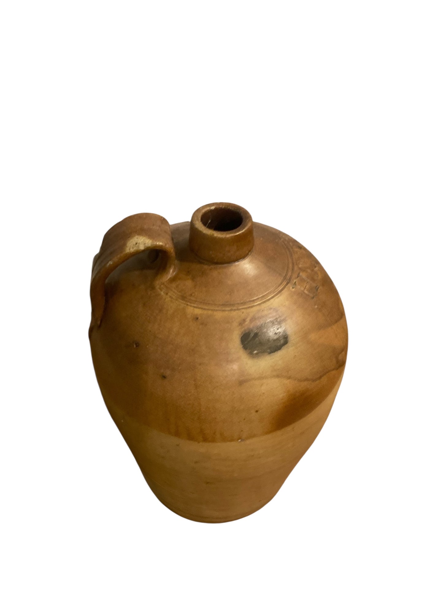 19th century stoneware salt glazed flagons