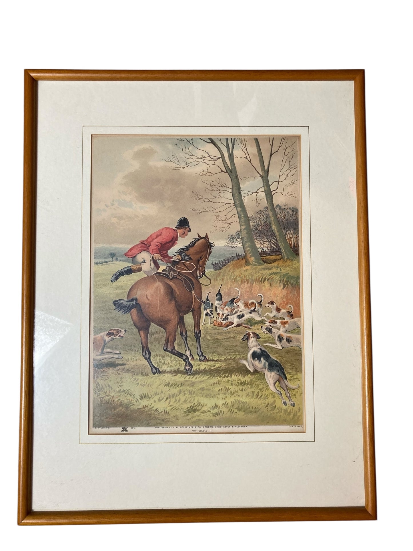 Hand-coloured English Hunting Print Named The Hunter by Henry Alken
