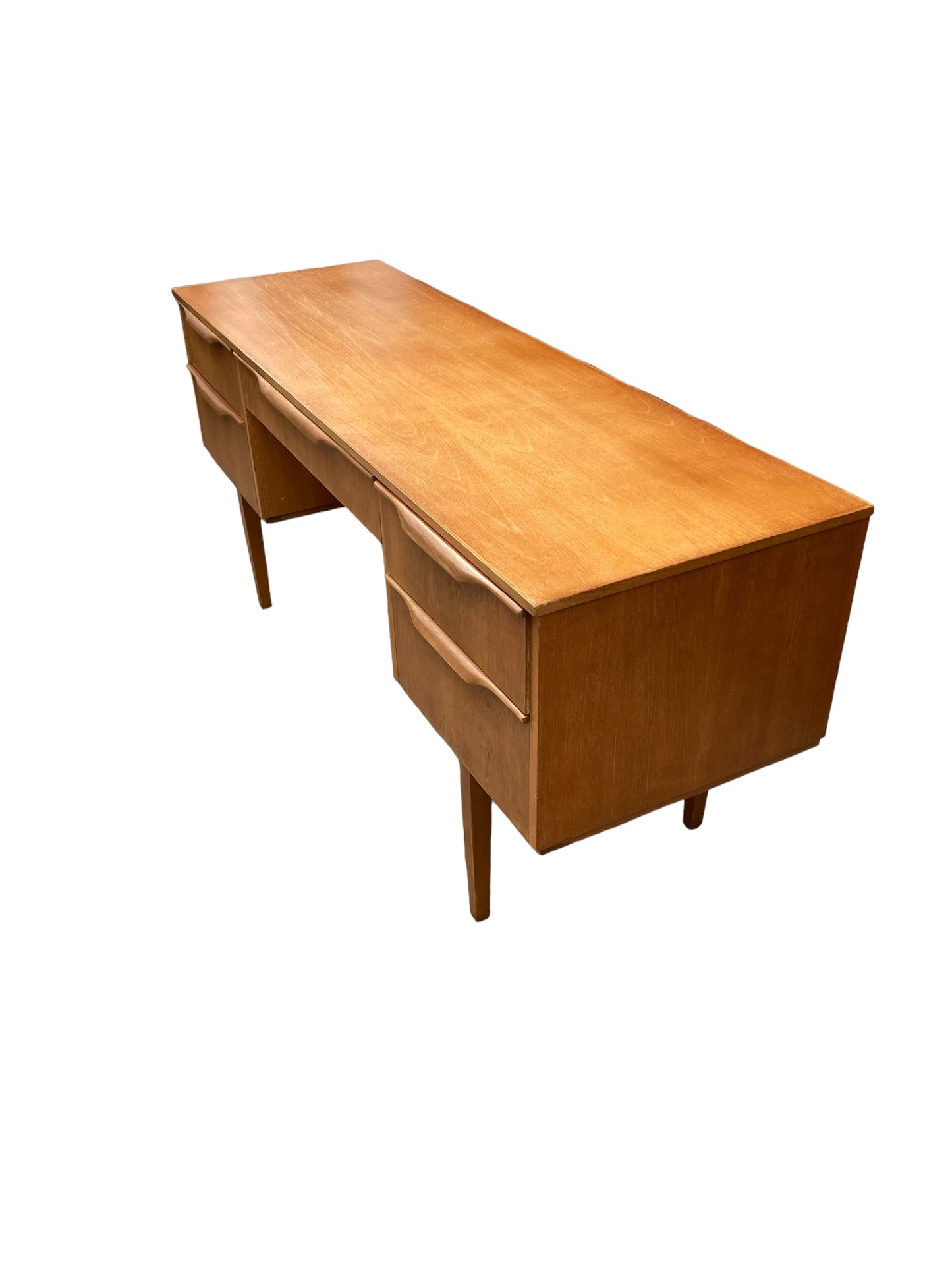 Mid Century Teak Five Drawer Austinsuite Low Desk/Dresser