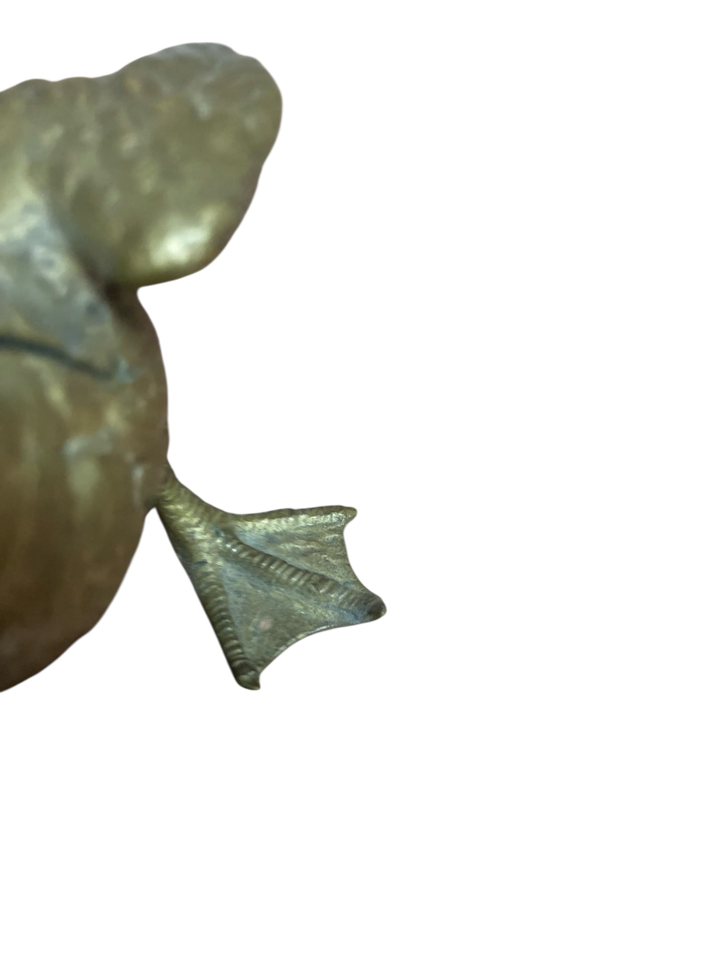 Antique French Bronze Goose Ink Well