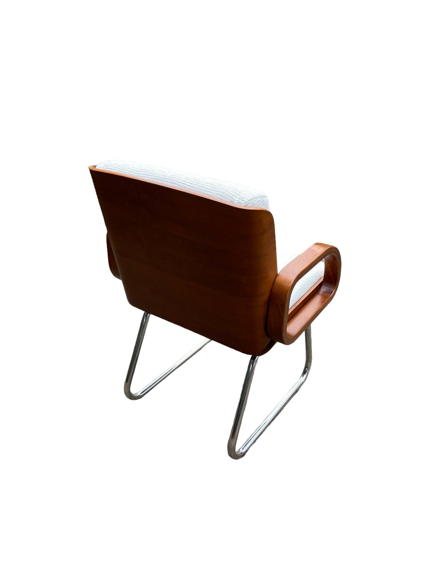 Gordon Russell Mid Century Bauhaus Style Teak and Chrome Office chair