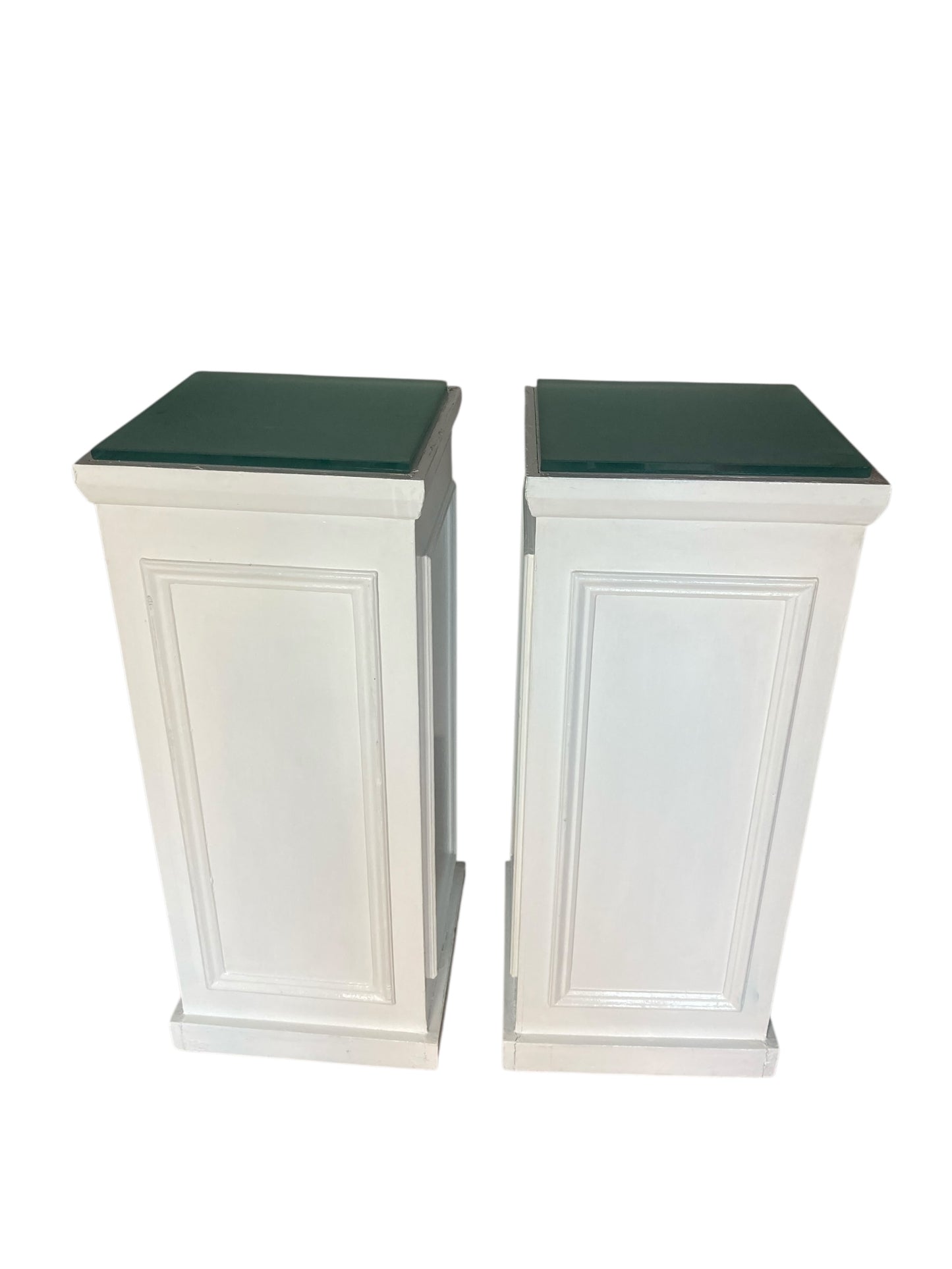 White Column Plynth, plant, urn or bust stand. Event furniture